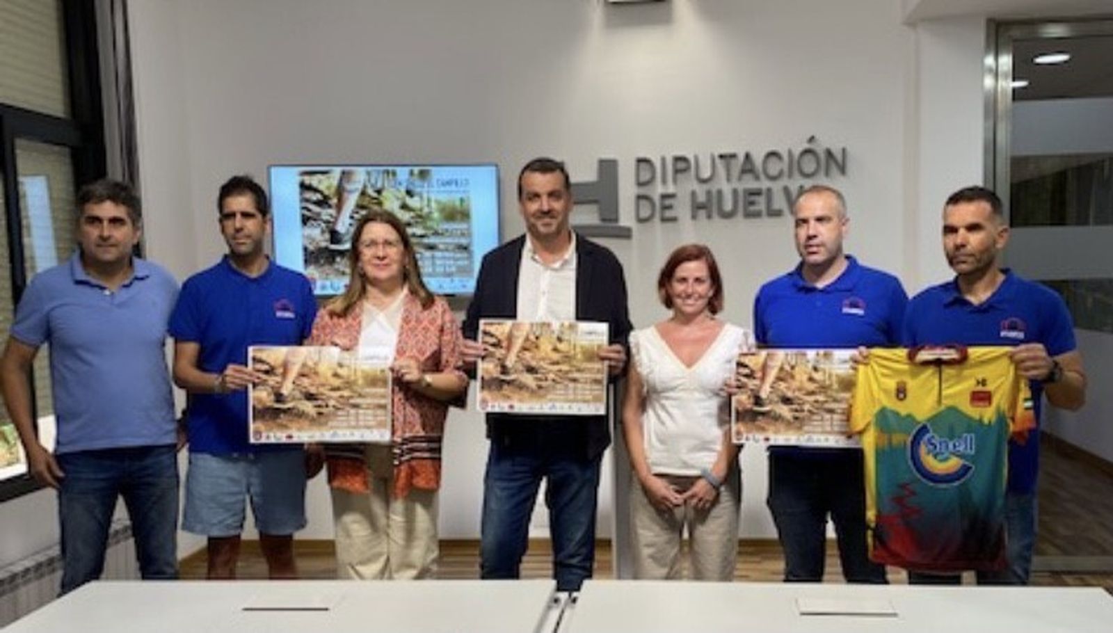 Un momento de la presentación de la prueba en la Diputación Provincial.