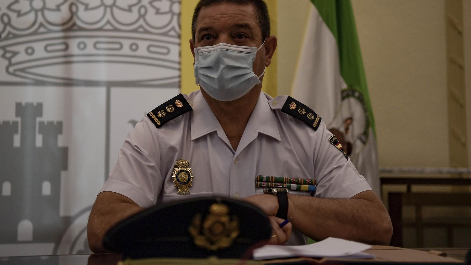 El comisario provincial de Policía Nacional de Granada, Jorge Infantes.