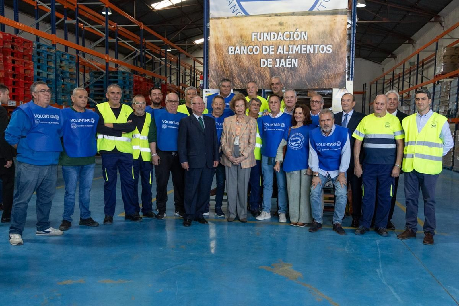 Visita de la Reina Sofía a las instalaciones del Banco de España, en imágenes