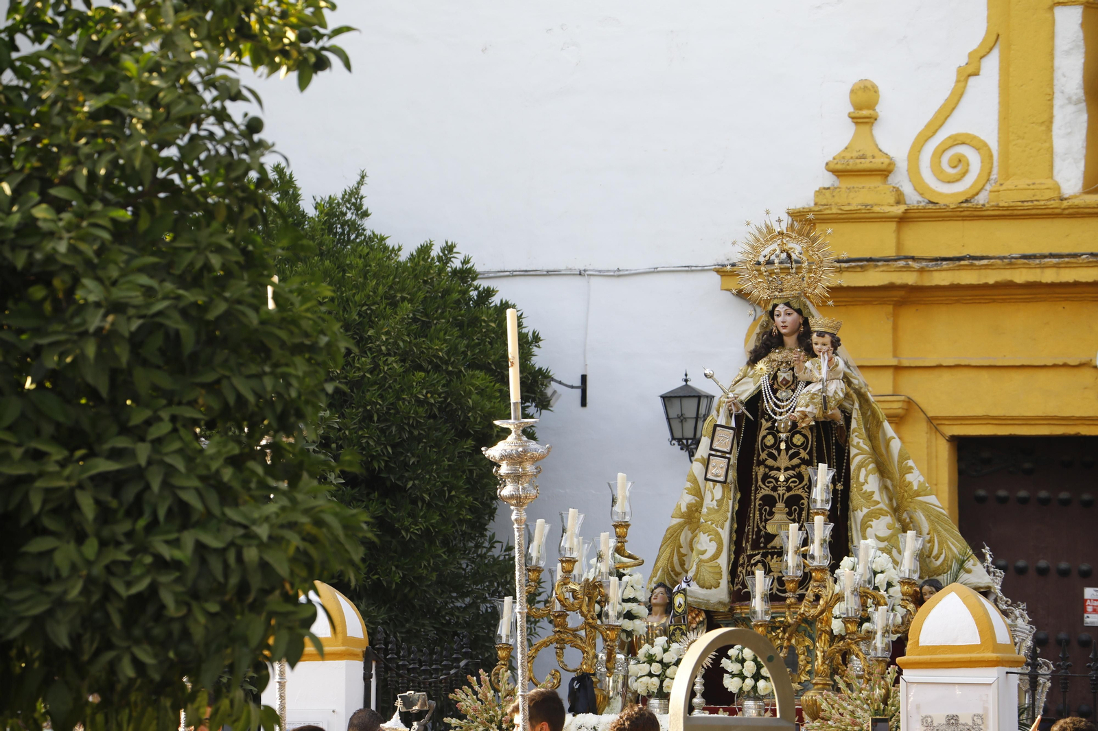 La procesión de la Virgen del Carmen de Puerta Nueva de Córdoba, en imágenes