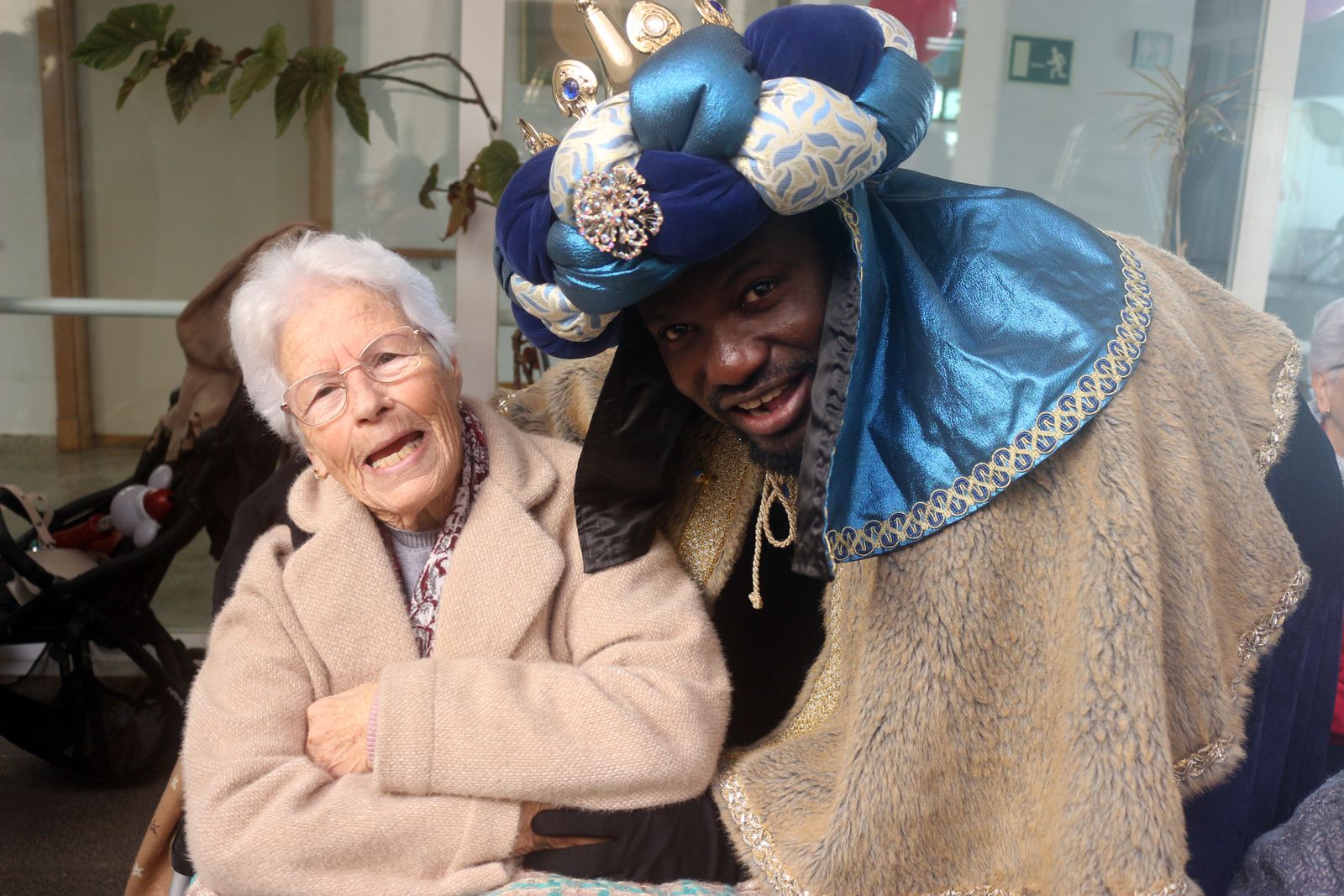 Visita de los Reyes a la Residencia Vedruna