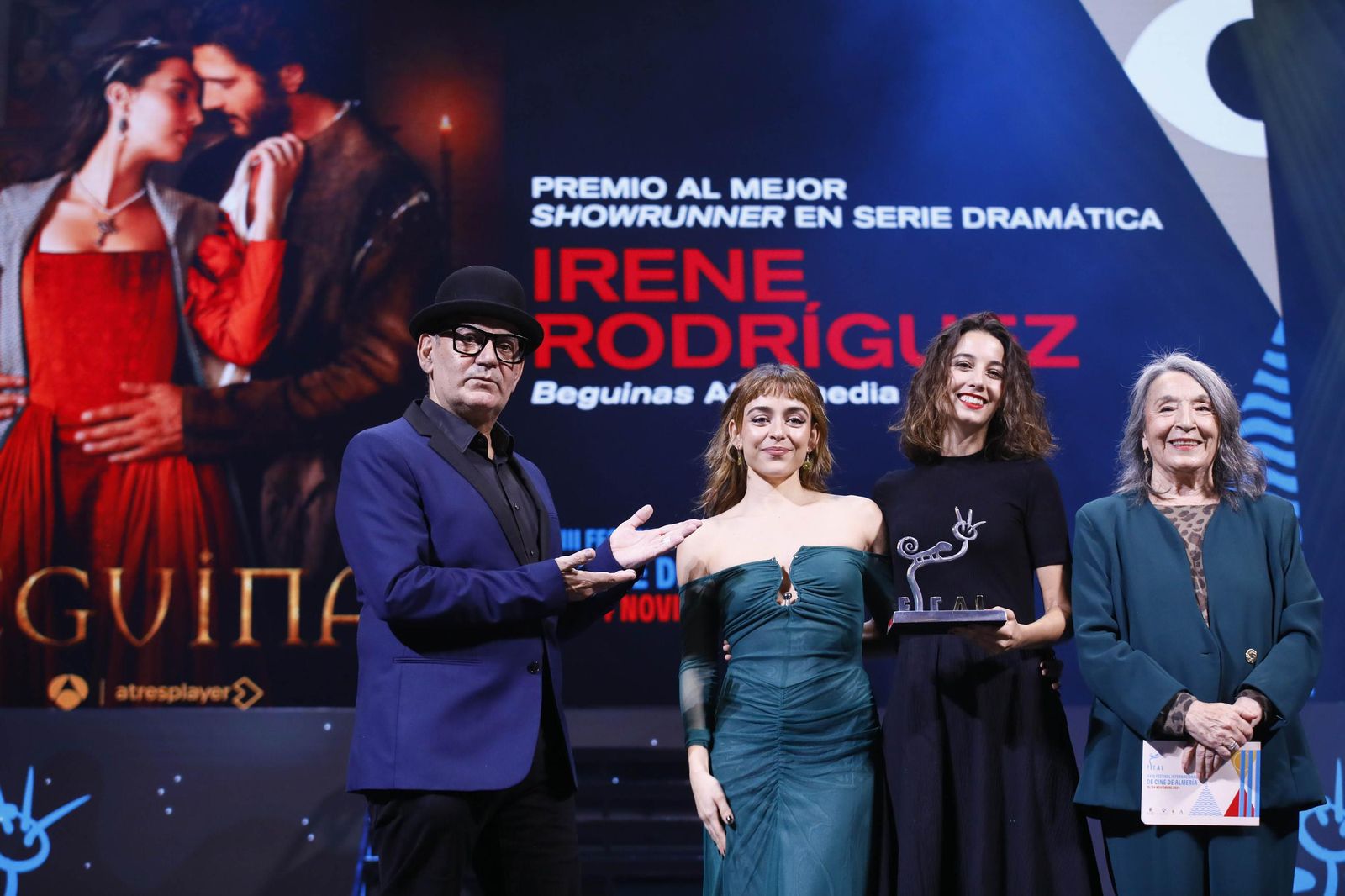 Las imágenes de la gala del Festival Internacional de Cine de Almería (Fical) con el premio 'Almería, tierra de cine' a Karra Elejalde