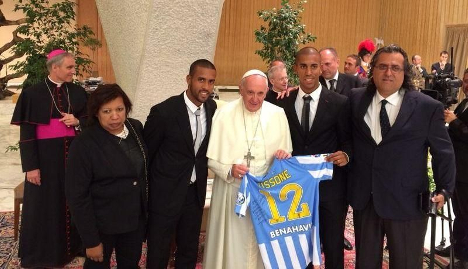 El papa Francisco en encuentros con mlagueños, en imágenes