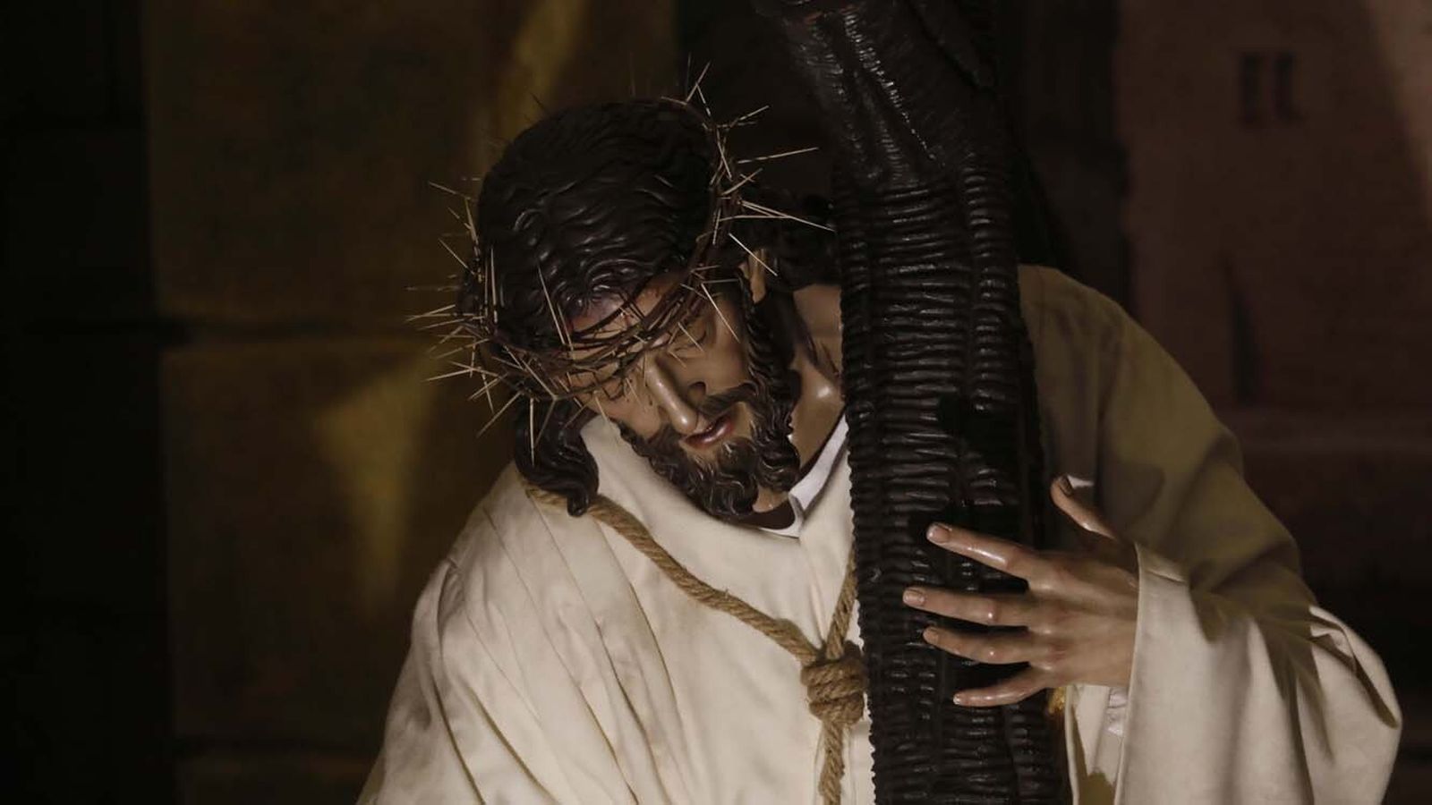 Fotos del Jueves Santo en Algeciras: Tres Caídas, Nazareno y Cristo de la FE