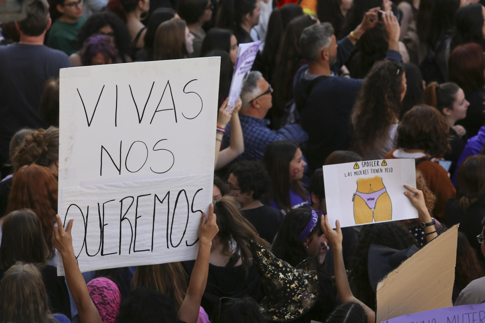8M Día de la Mujer. Concentración en la Plaza de la Constitución