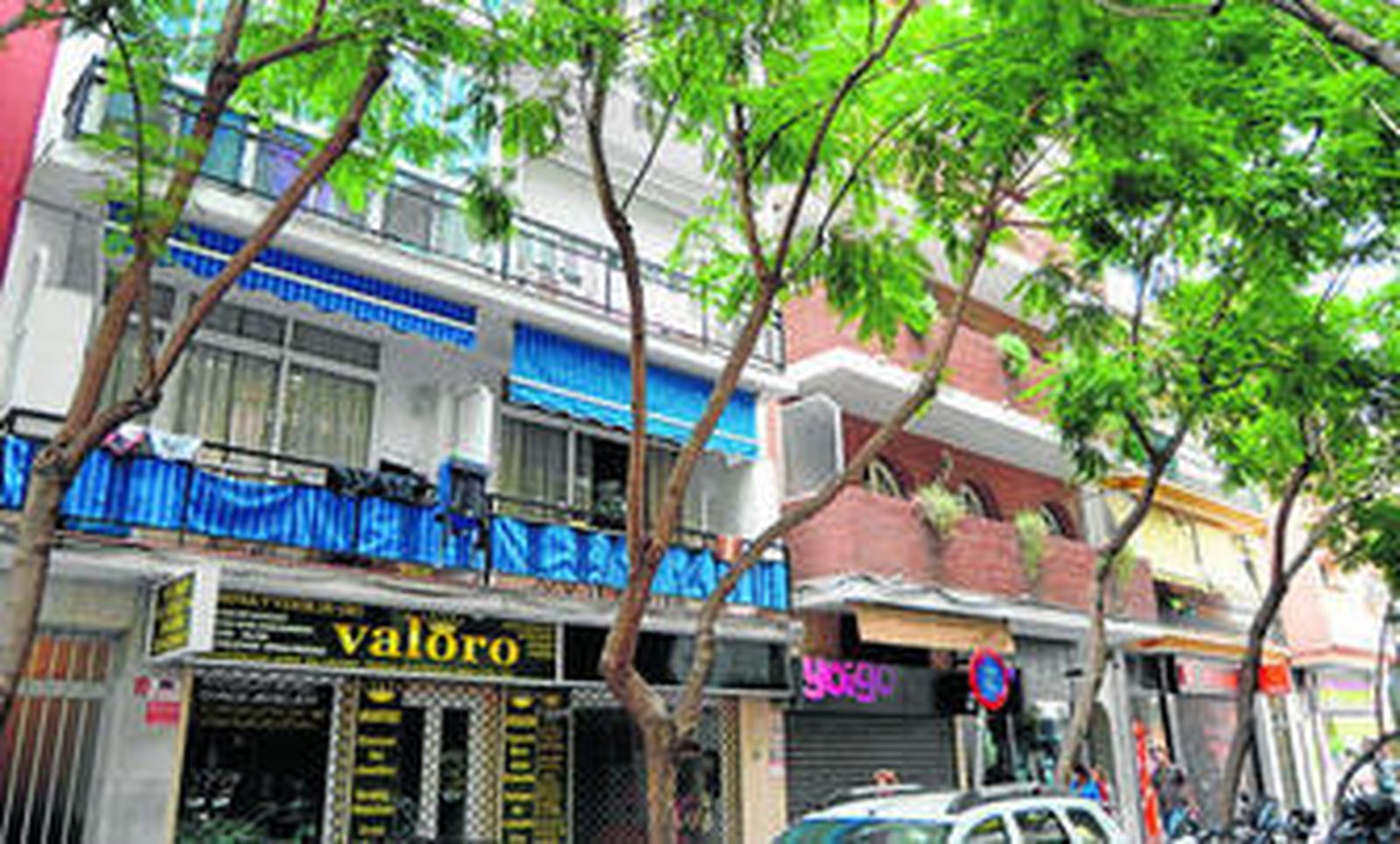 El edificio donde ocurrieron los hechos.