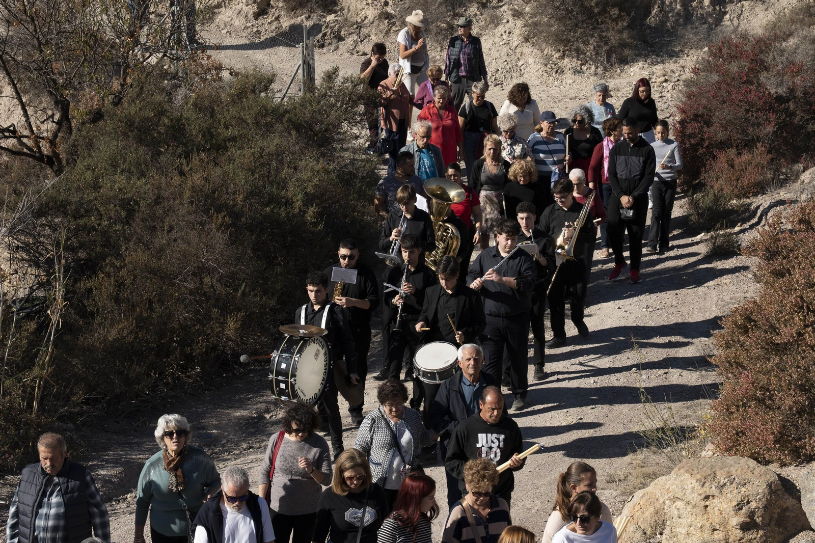 Las imágenes de la romería en Cuevas de Los Úbeda