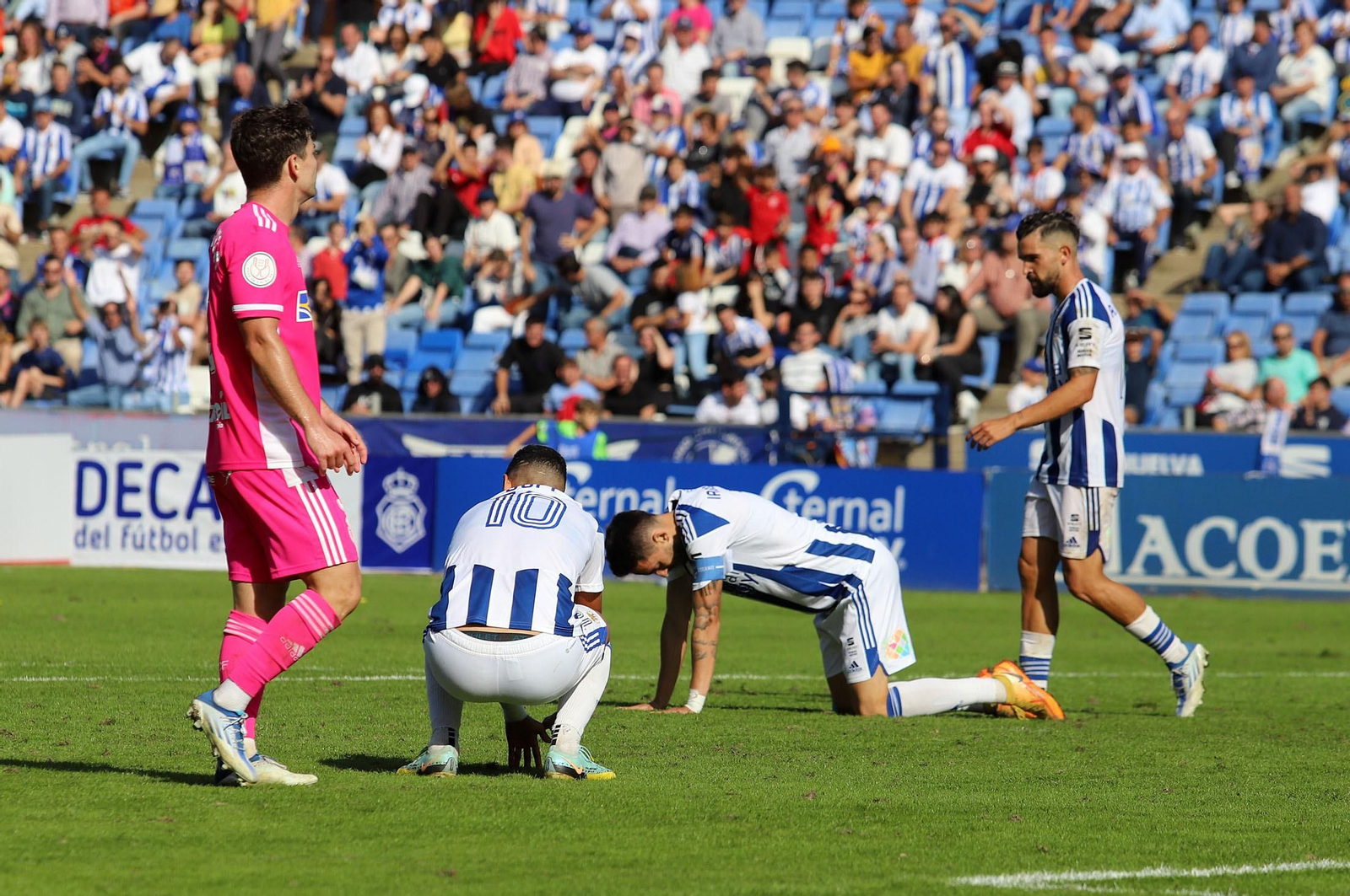 Las mejores imágenes del Recreativo de Huelva-Burgos, partido de eliminatoria de la Copa del Rey