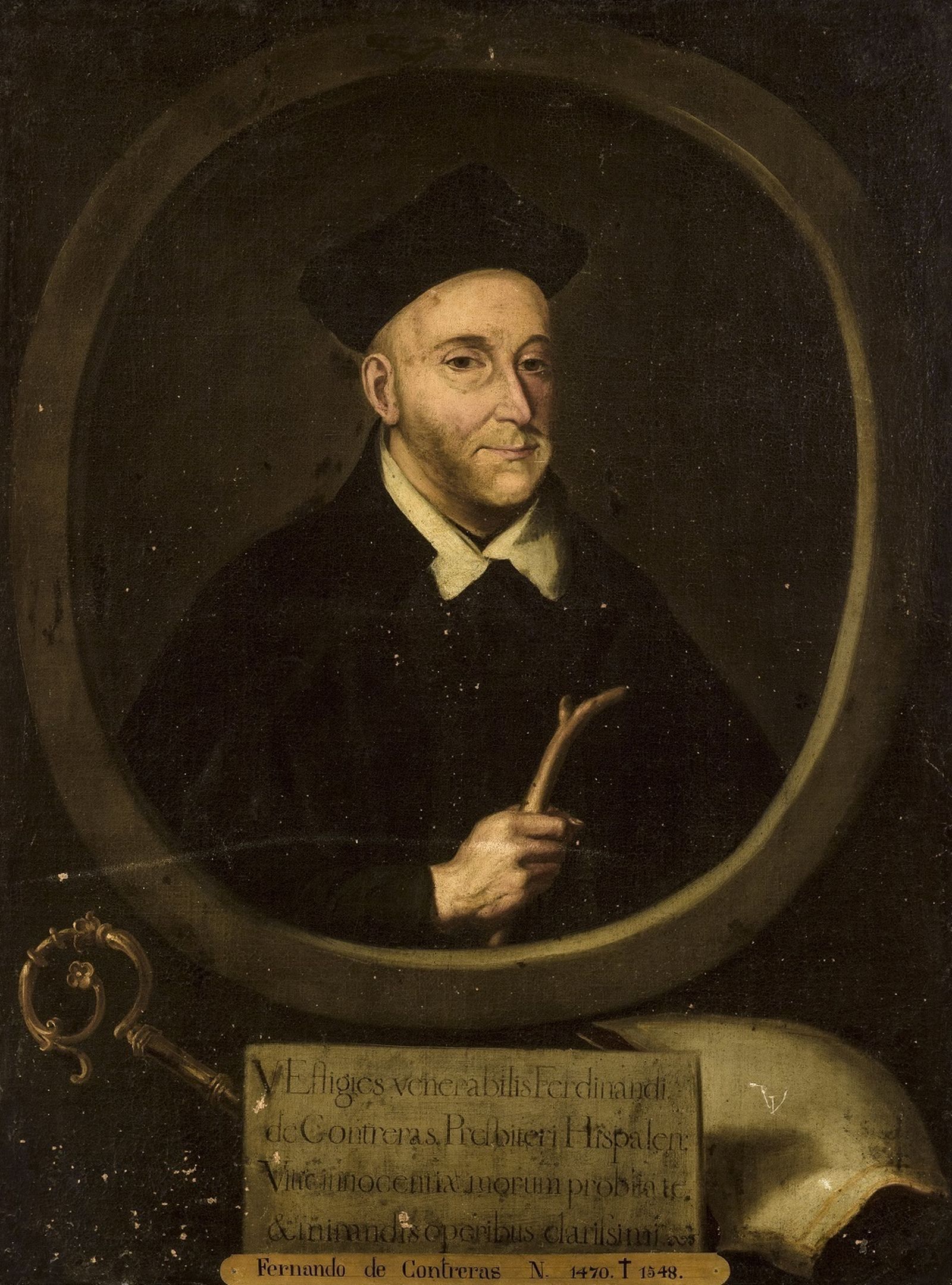 El retrato del venerable Padre Contreras.