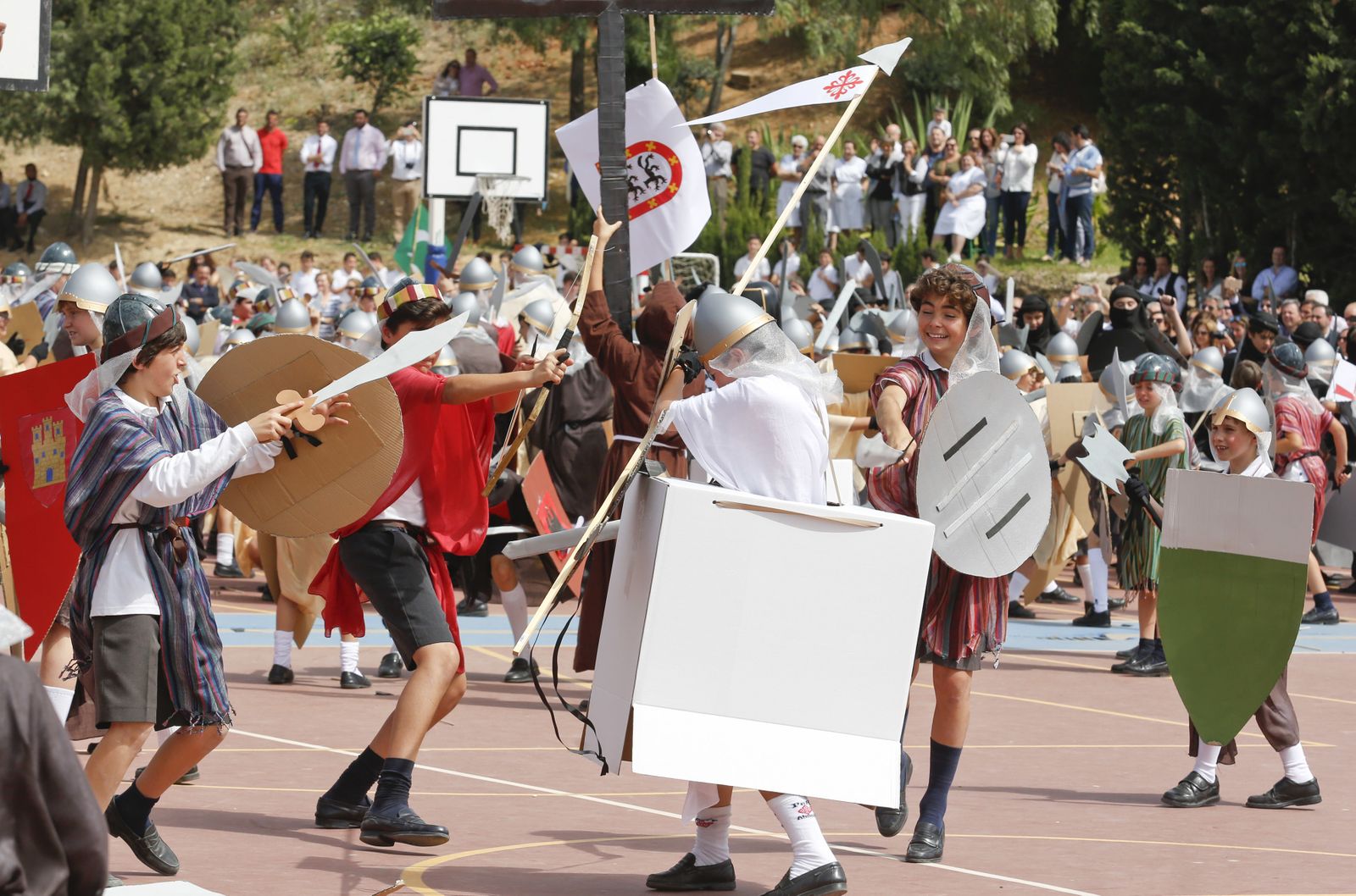 La Batalla de las Navas de Tolosa escenificada por los alumnos de El Romeral