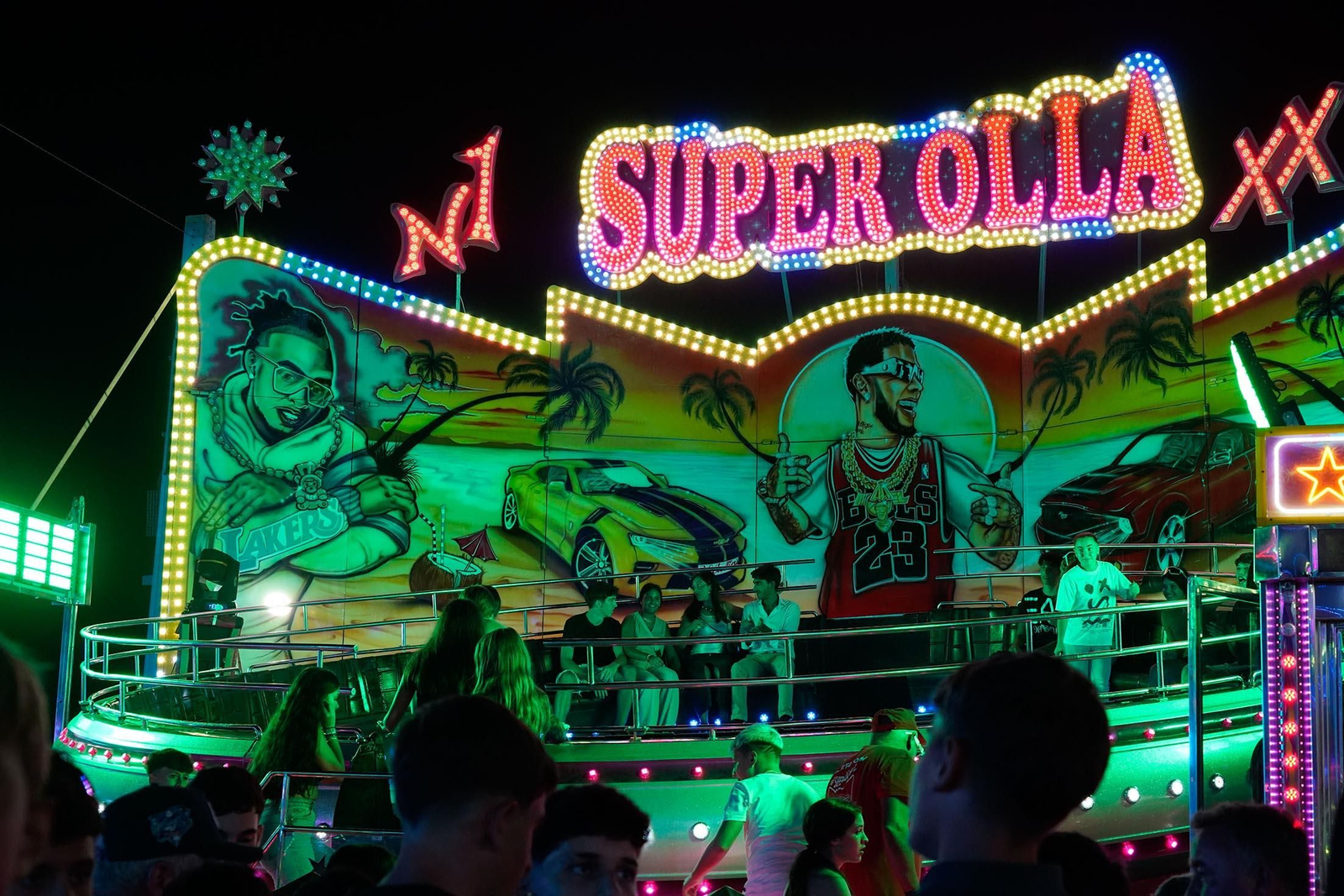 Las mejores imágenas de los cacharritos en Colombinas