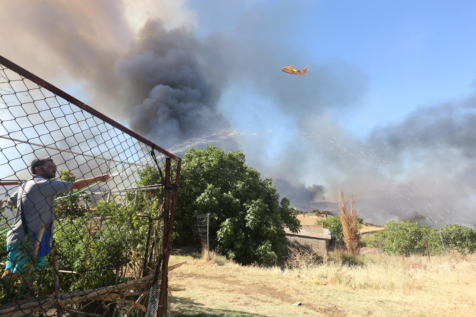 El incendio de Riotinto en imágenes