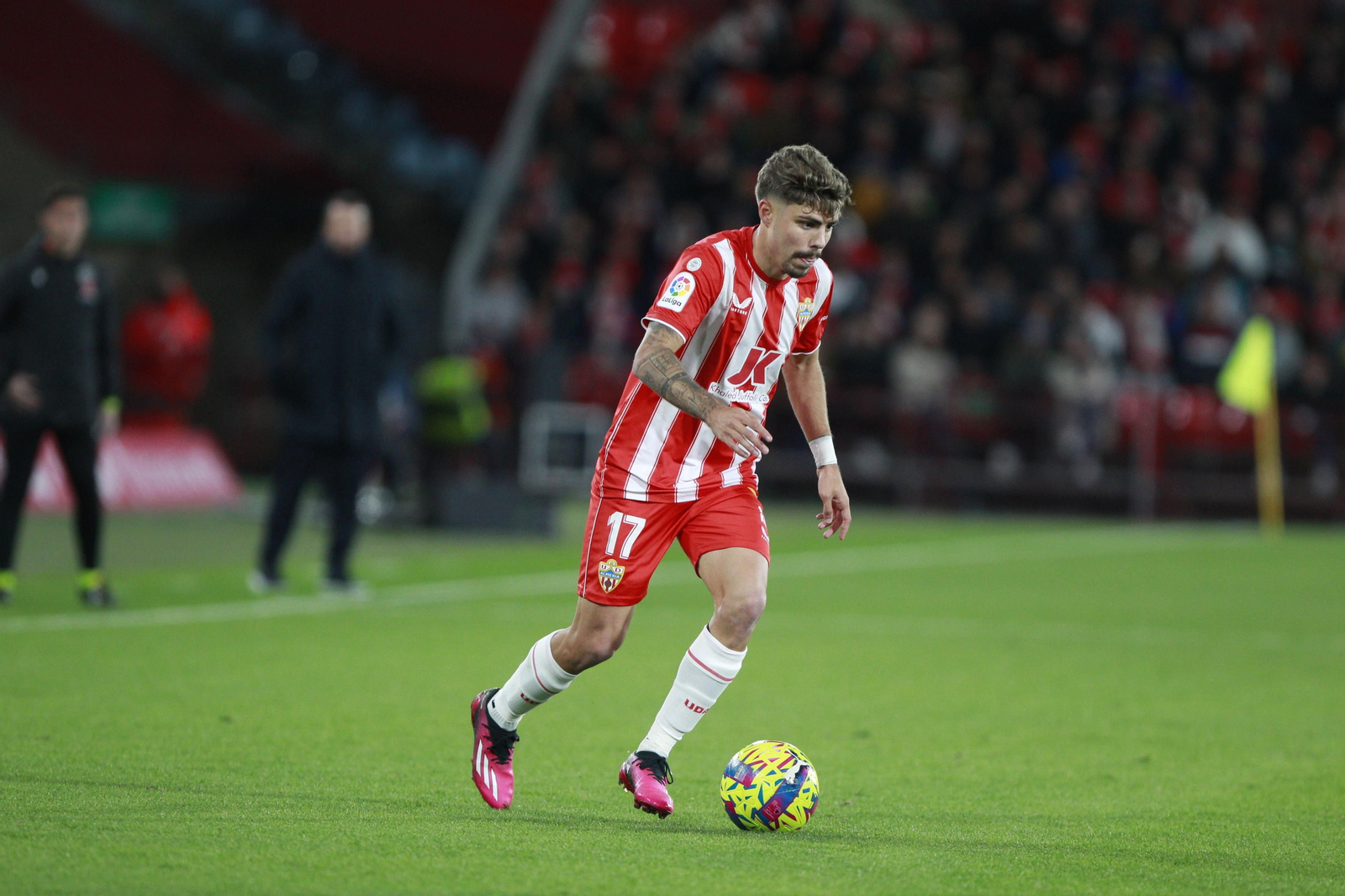 Imágenes del partido U.D. Almería-R.C.D. Espanyol