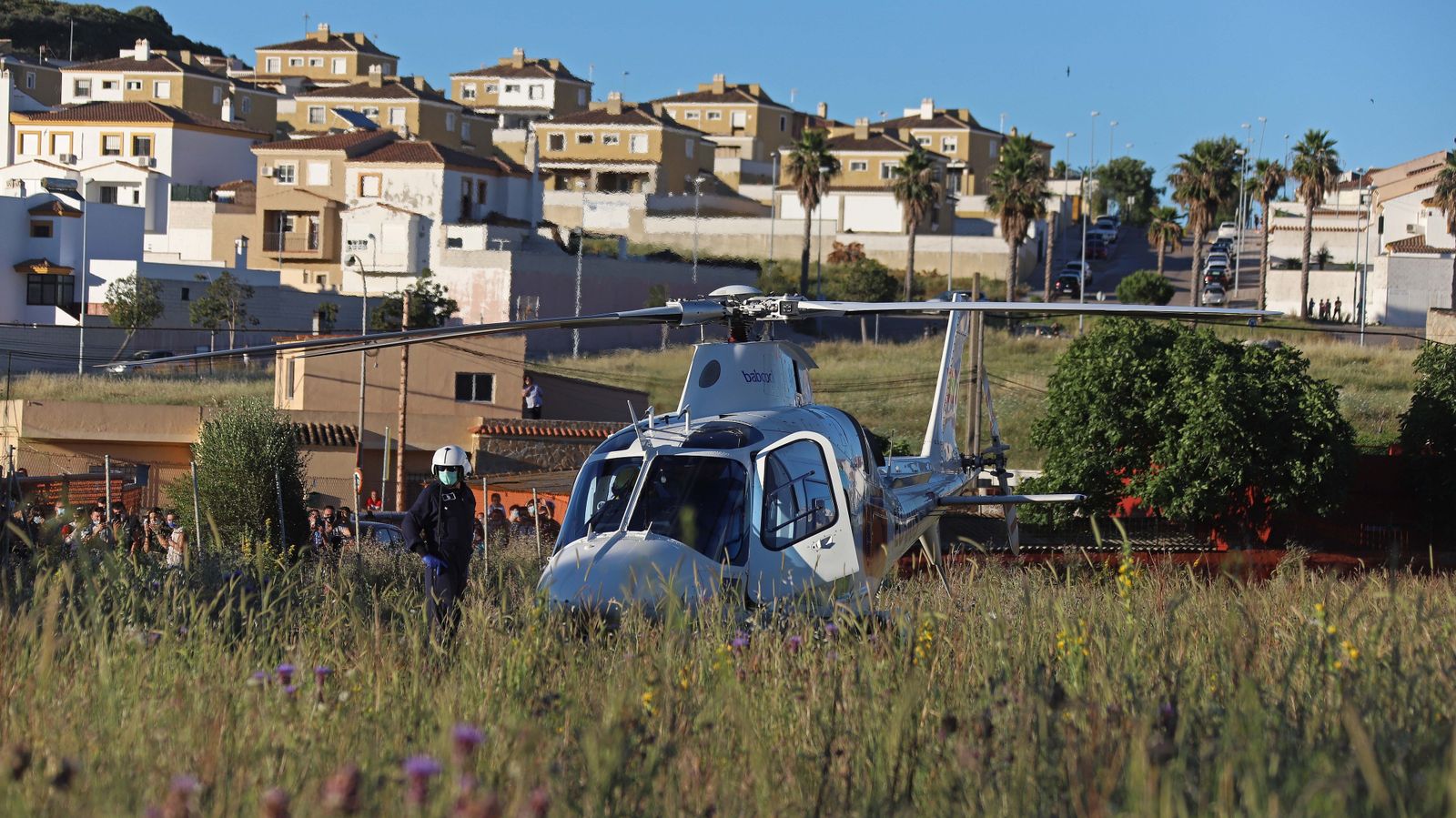 Rescate de un herido en las Pozas del Cobre