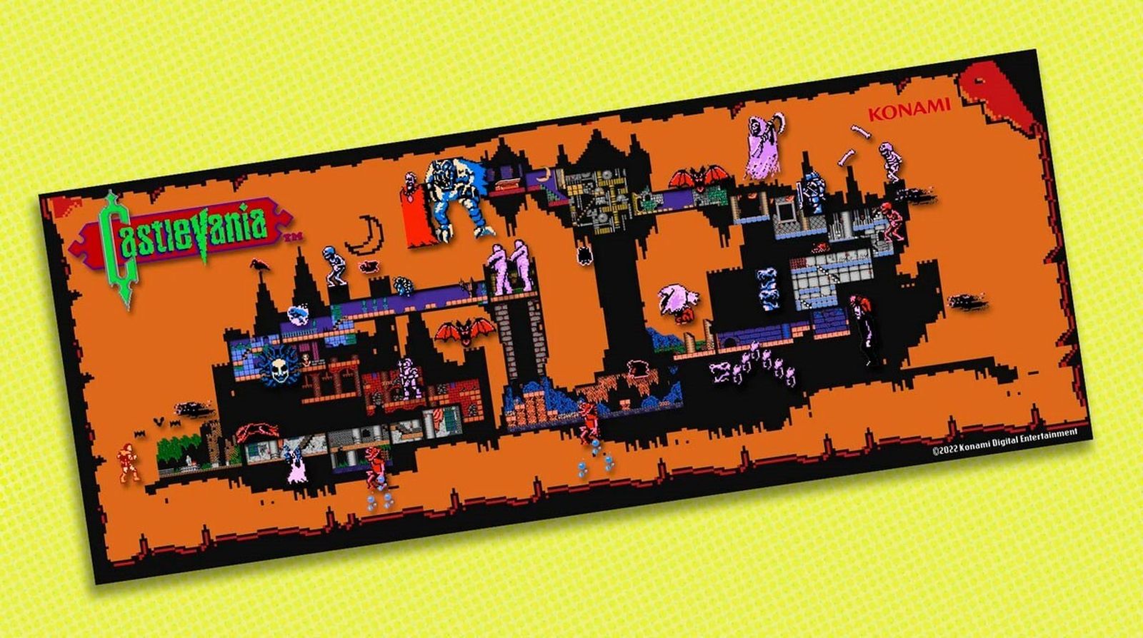 Una captura del juego de Konami 'Castlevania'