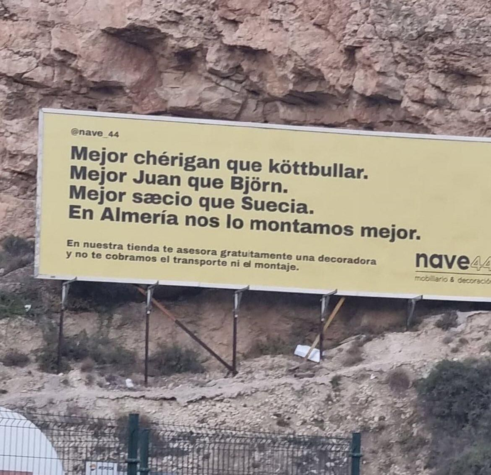 Fotografía del cartel