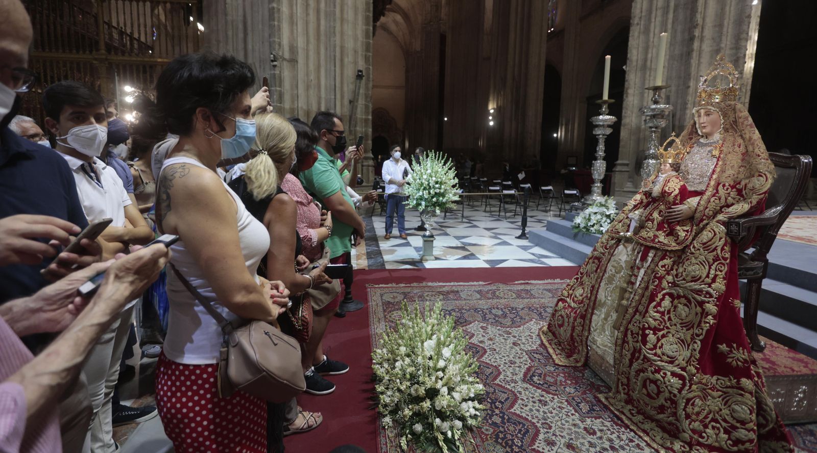 Imágenes de la festividad de la Virgen de los Reyes en la Catedral de Sevilla