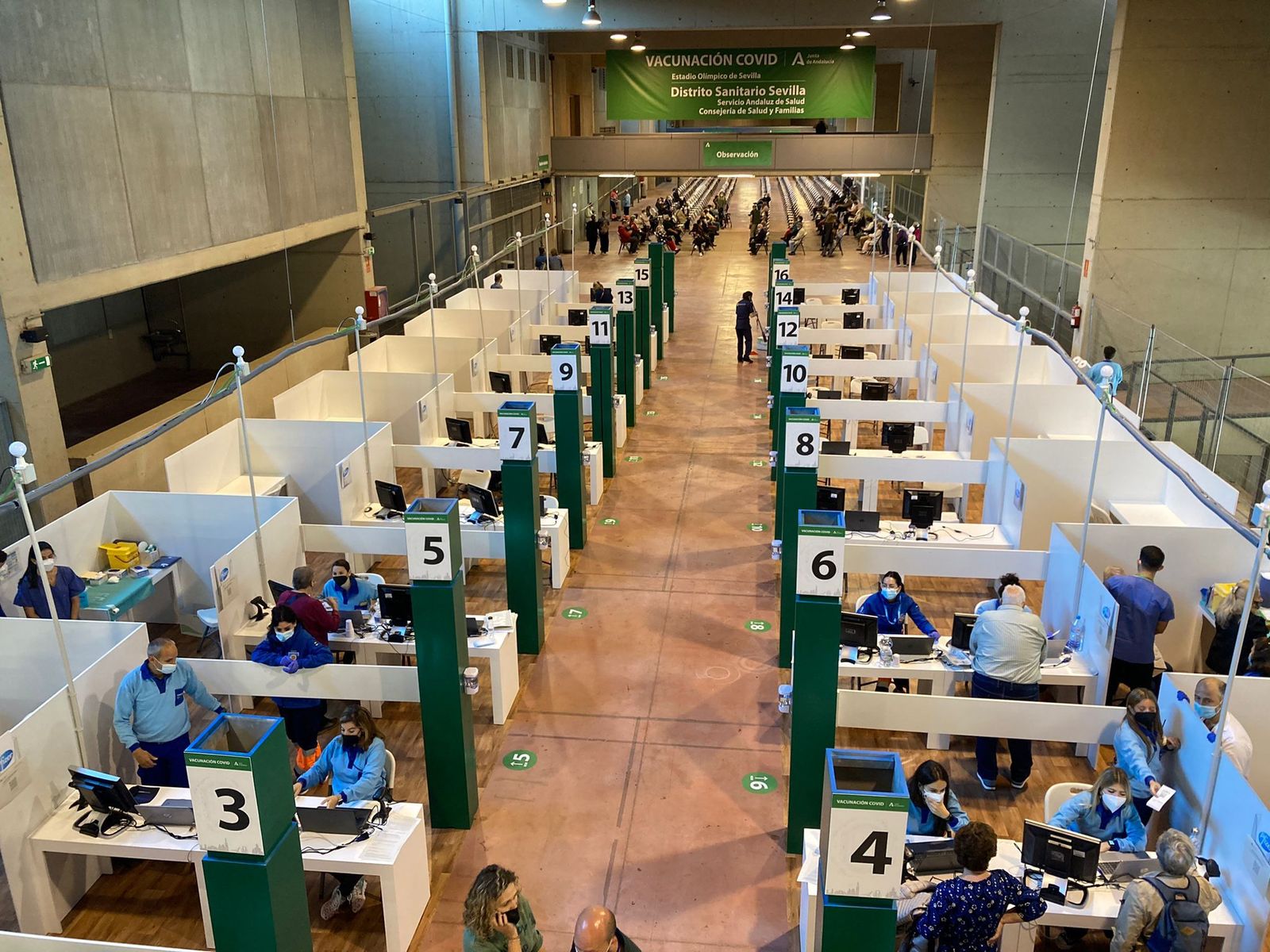 Sevilla supera el millón de vacunas contra la Covid administradas