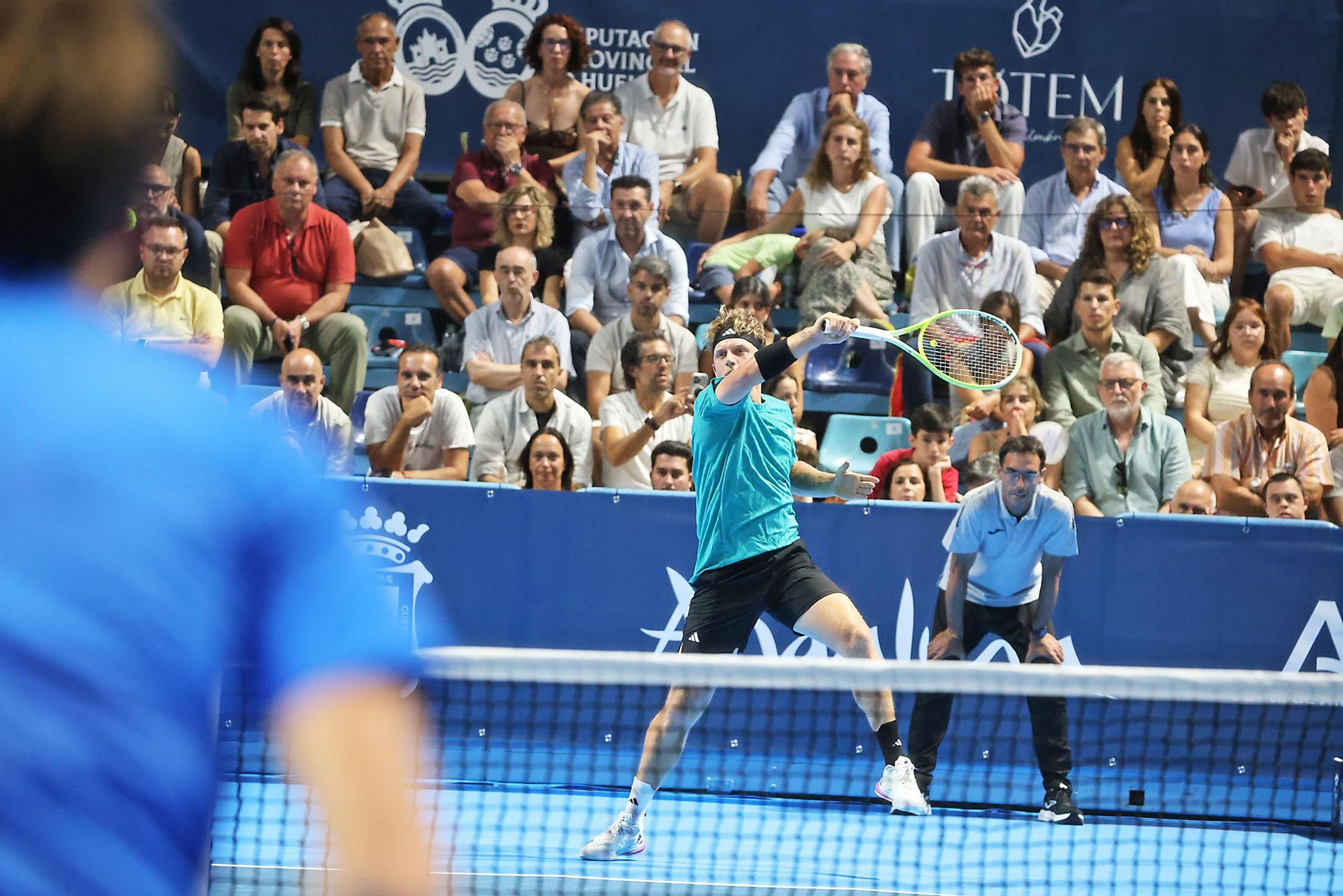 Imágenes de la final masculina de la Copa del Rey de tenis entre Daniil Medvedev y Alejandro Davidovich