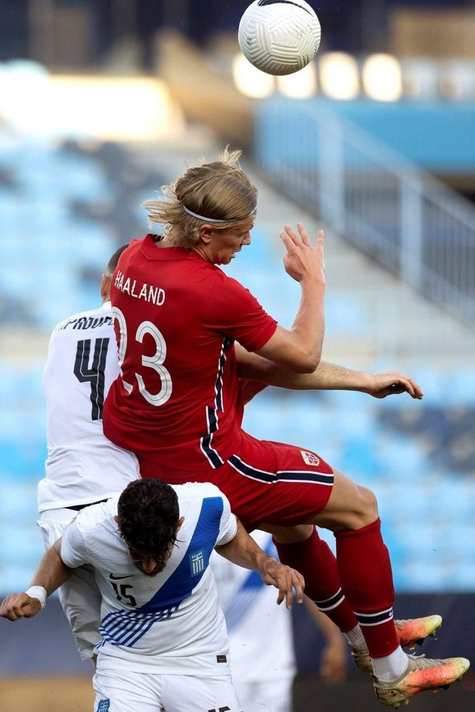 Las fotos del Noruega-Grecia en La Rosaleda