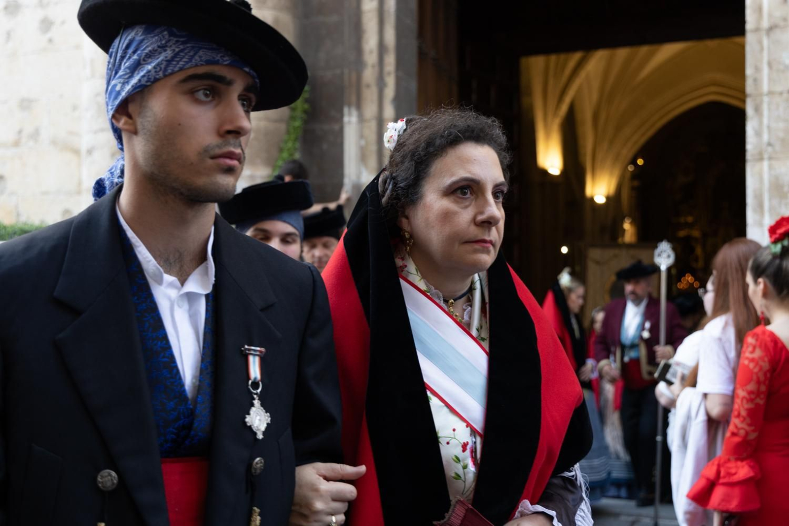 Así ha procesionado la Virgen de la Capilla por Jaén en su día grande.