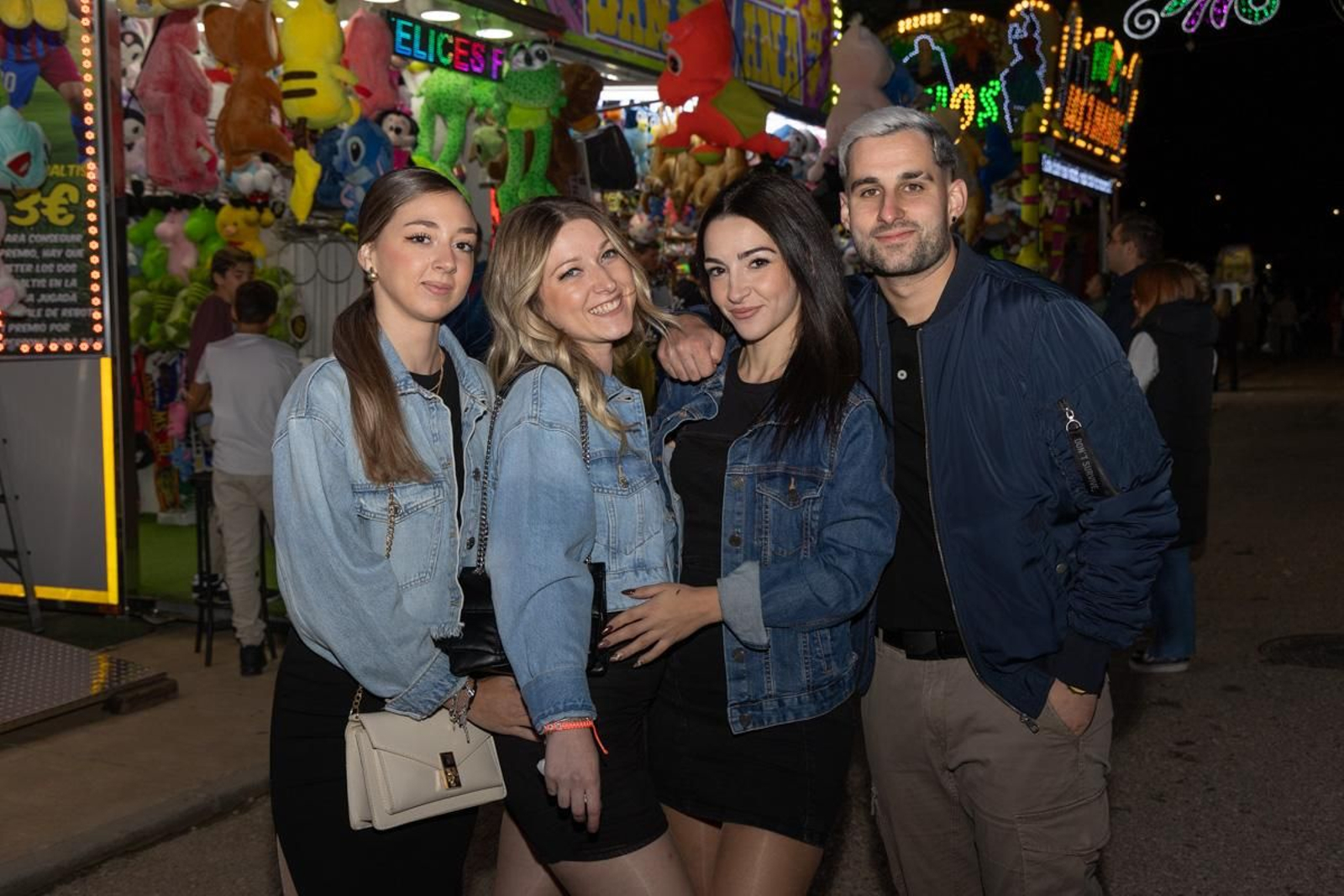 Feria de San Lucas por la noche, en imágenes