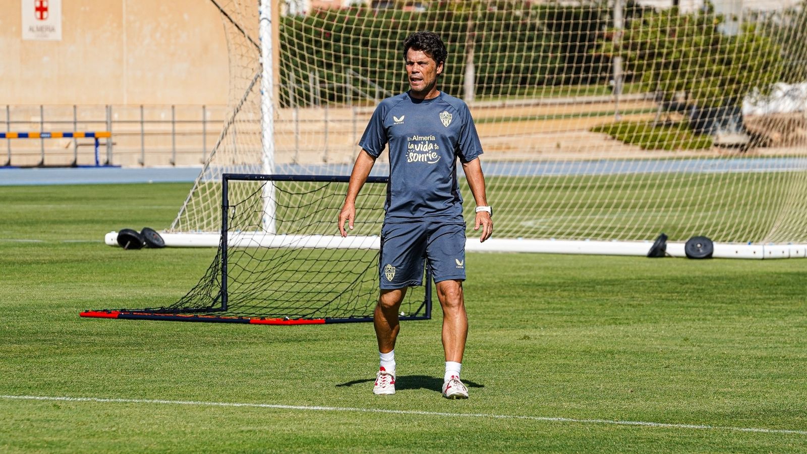 Rubi, en uno de los entrenamientos semanales del equipo.