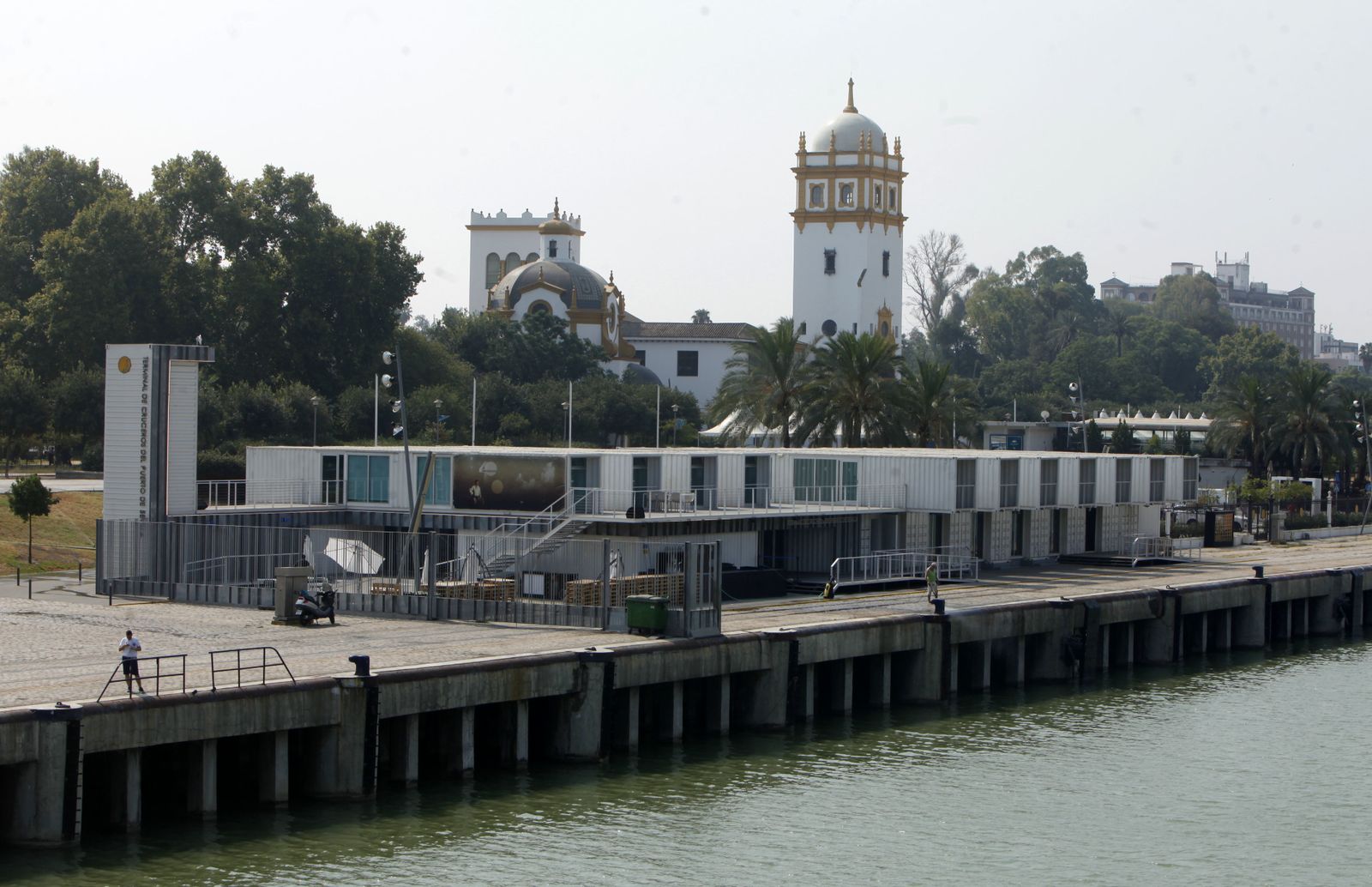 La terminal de cruceros del Puerto de Sevilla.