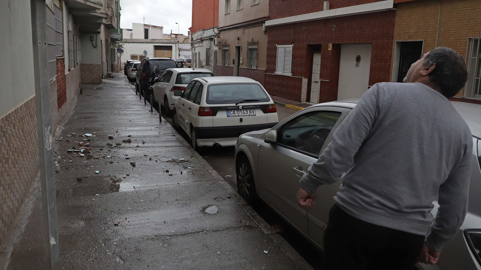 Fotos de los desperfectos provocados por la borrasca Efraín en el Campo de Gibraltar