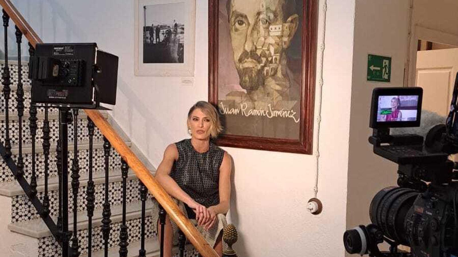 Laura Sánchez en la Casa Natal de Juan Ramón Jiménez | Ayuntamiento de Moguer