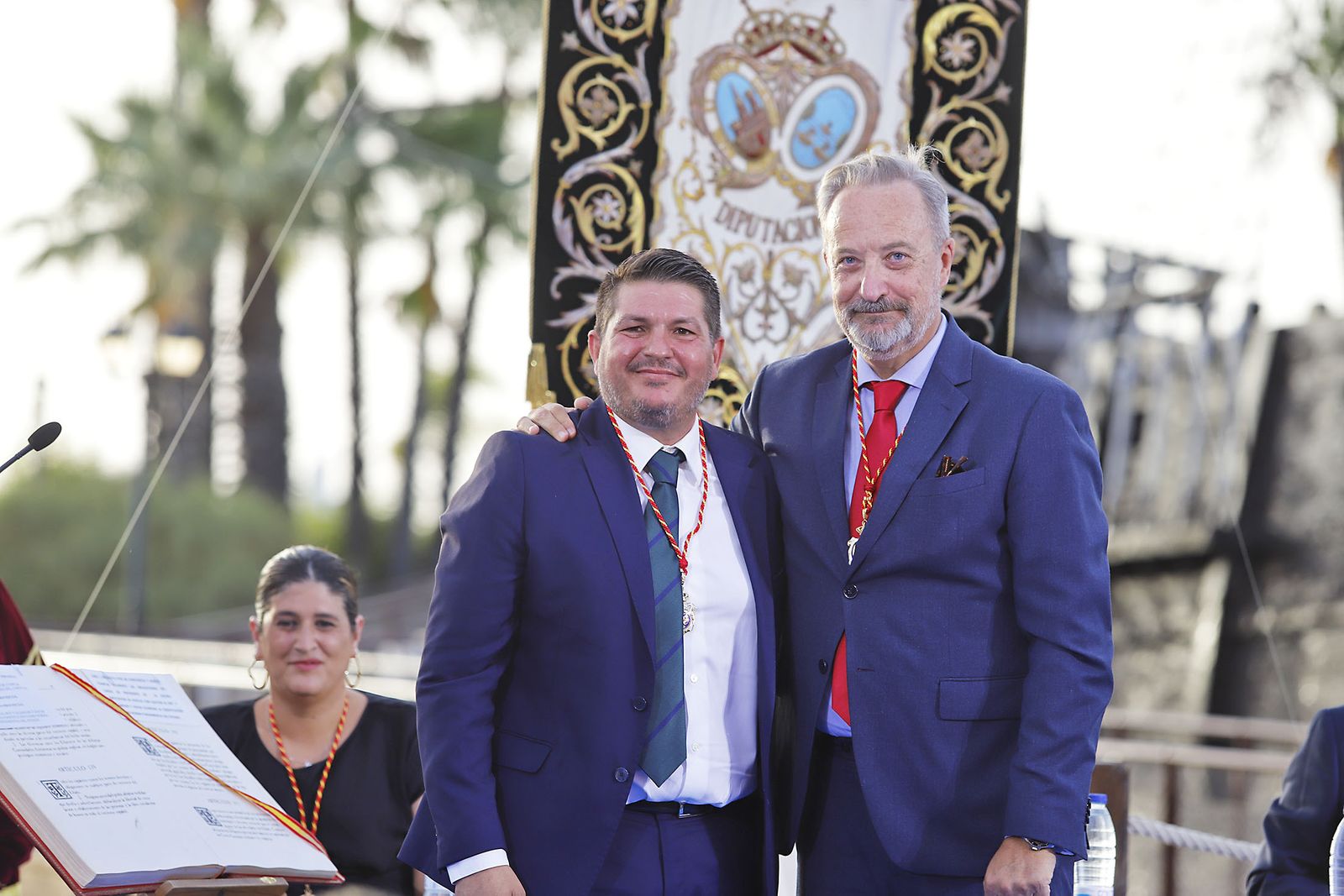 Imágenes de la constitución de la Diputación de Huelva