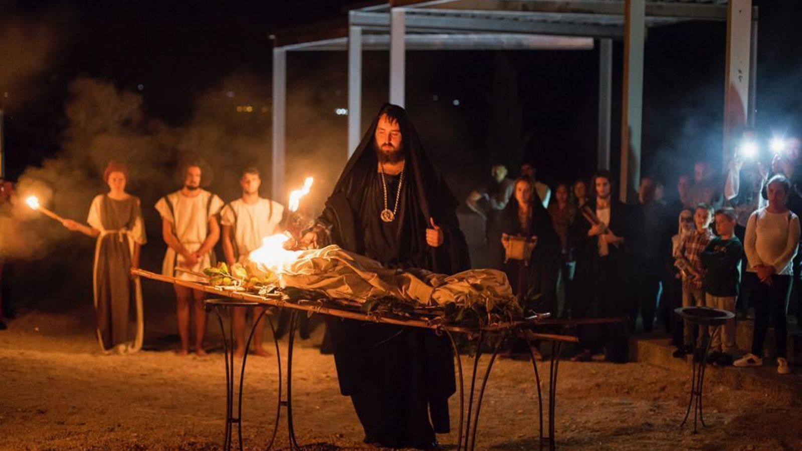 Recreación histórica en Mundamortis.