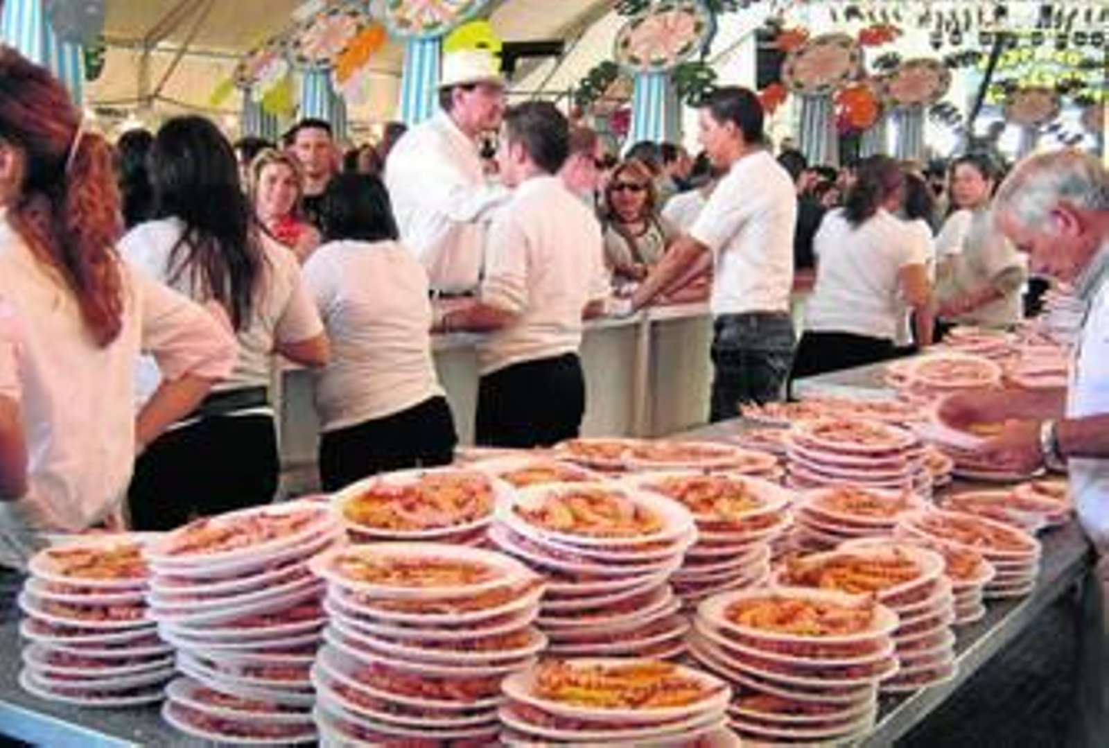 Una edición anterior de la muestra gastronómica de Punta Umbría.