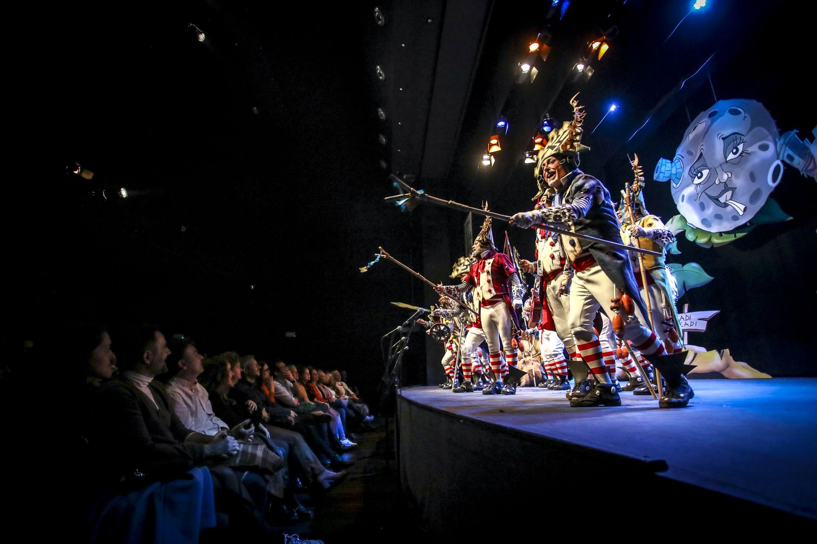 Actuación de 'El batallón rebaná'.