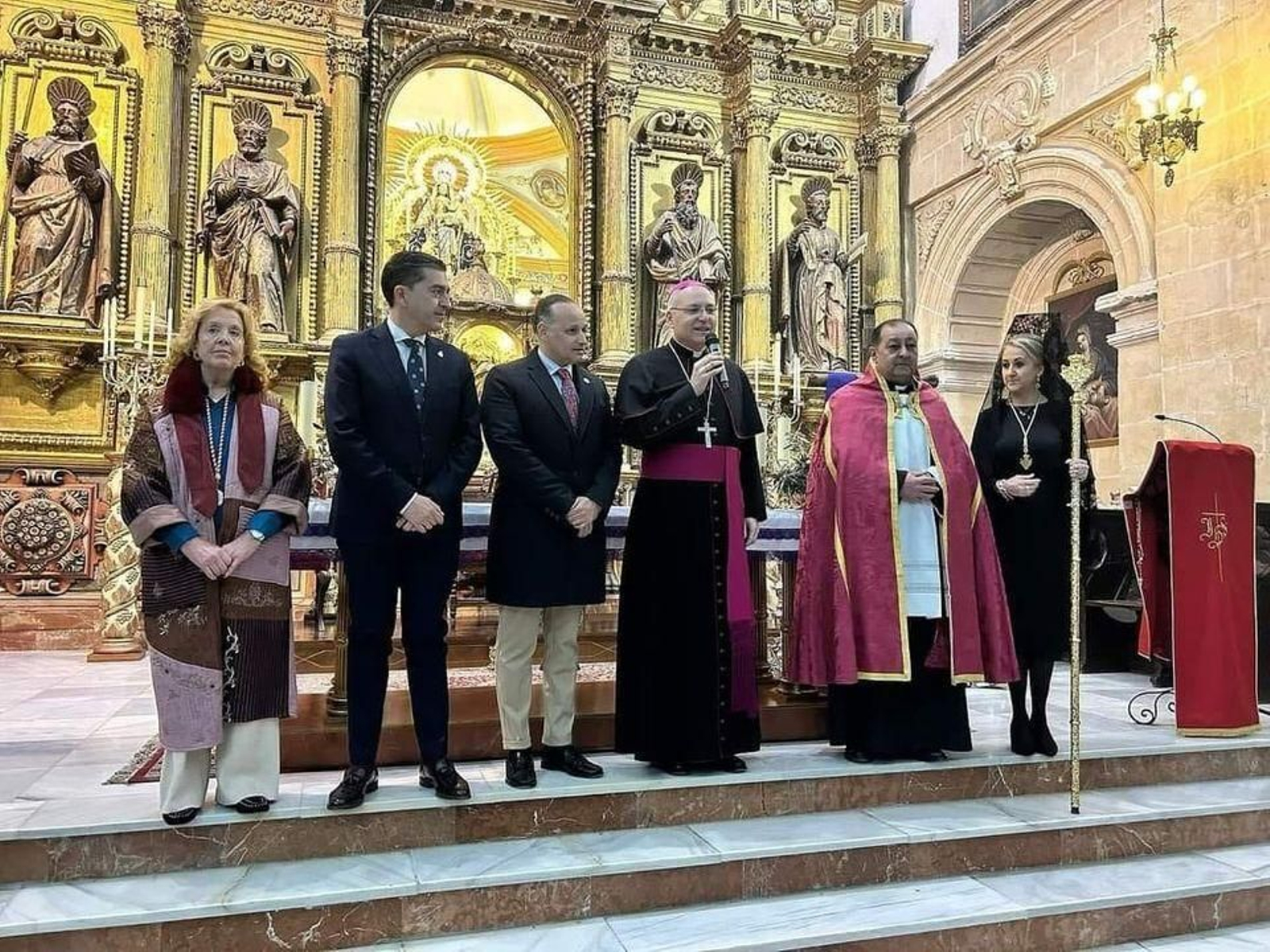 Anuncio por parte del obispo este Domingo de Ramos.