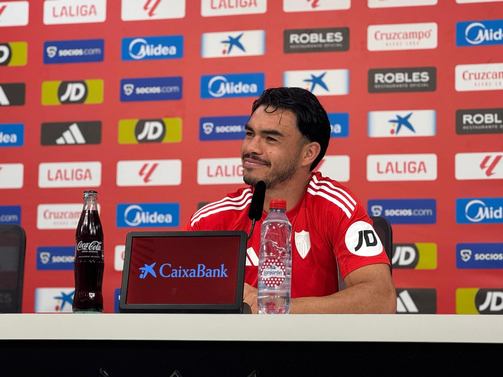Gabriel Suazo, en una rueda de prensa.