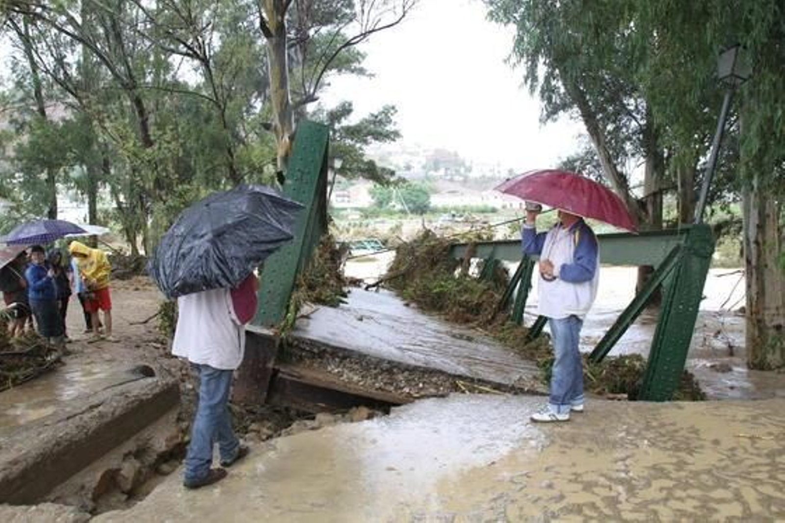 Imágenes de las lluvias en la provincia de Málaga