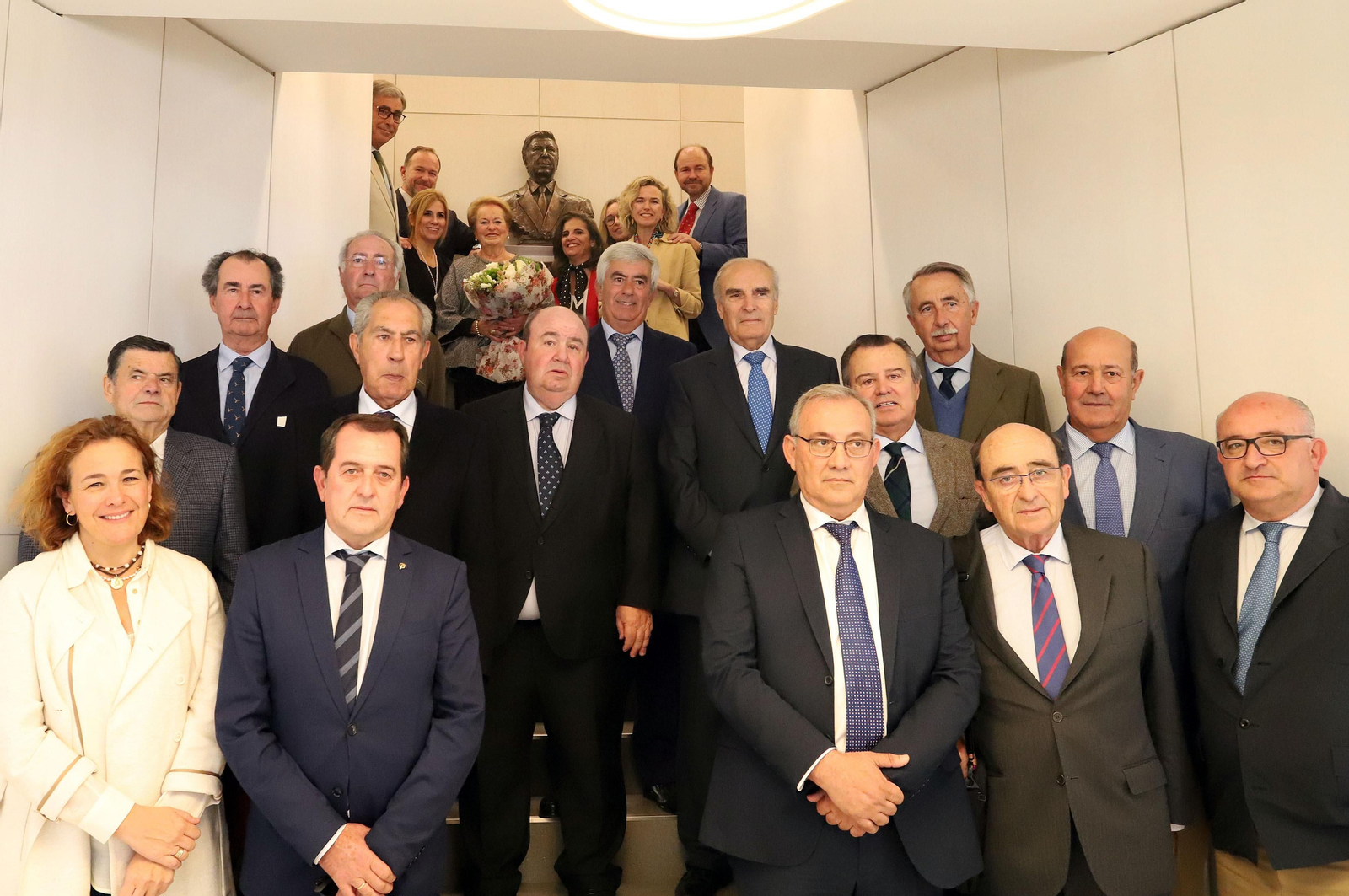 Acto homenaje a Don José Luis García Palacios en la Caja Rural del Sur, en imágenes