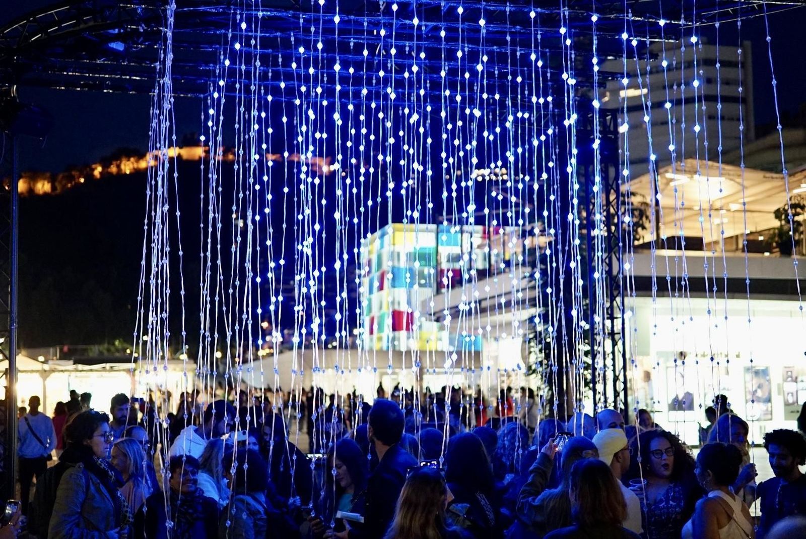 Un instante de la Noche en Blanco de 2023.