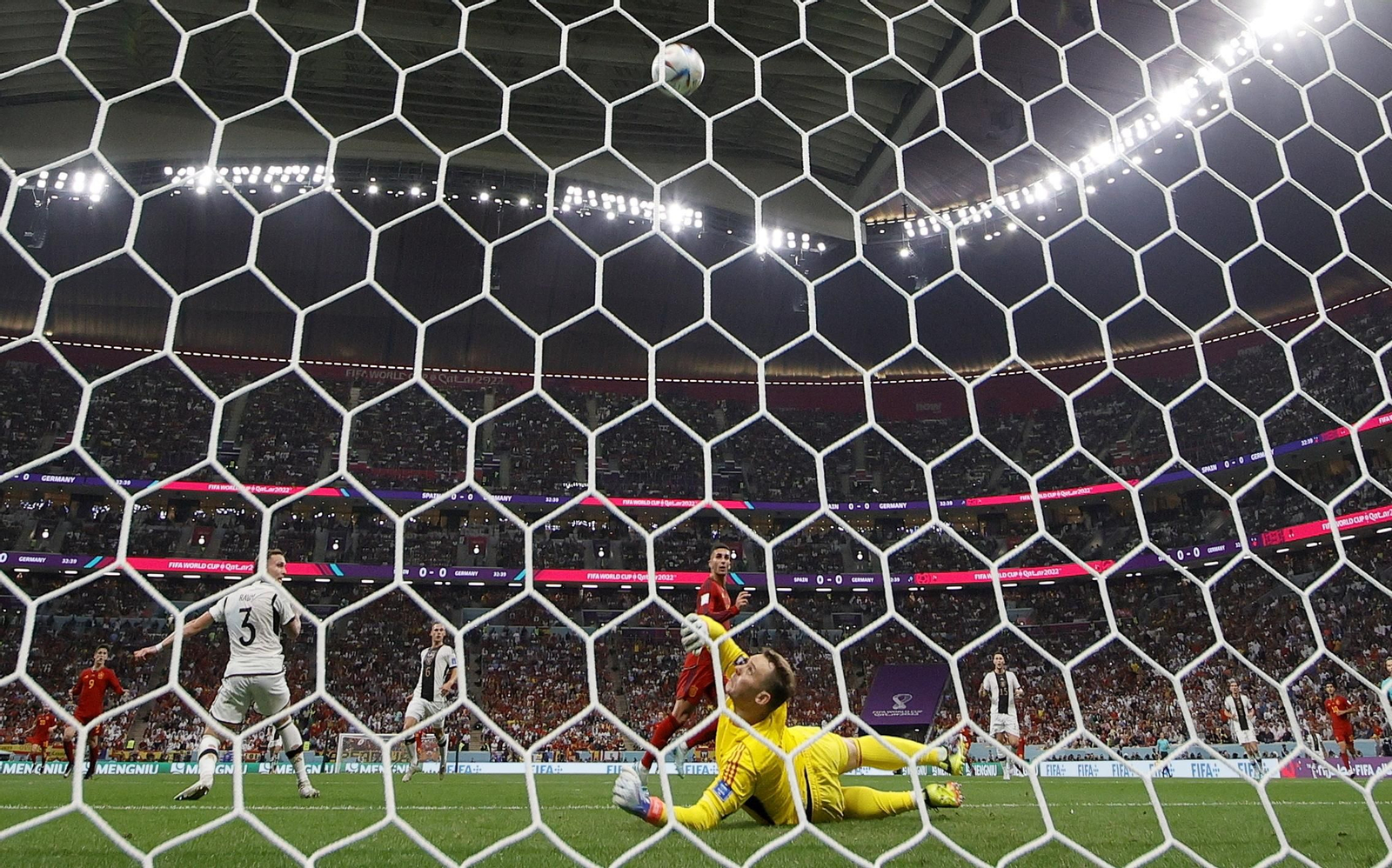 Las fotos del España-Alemania del Mundial de Qatar