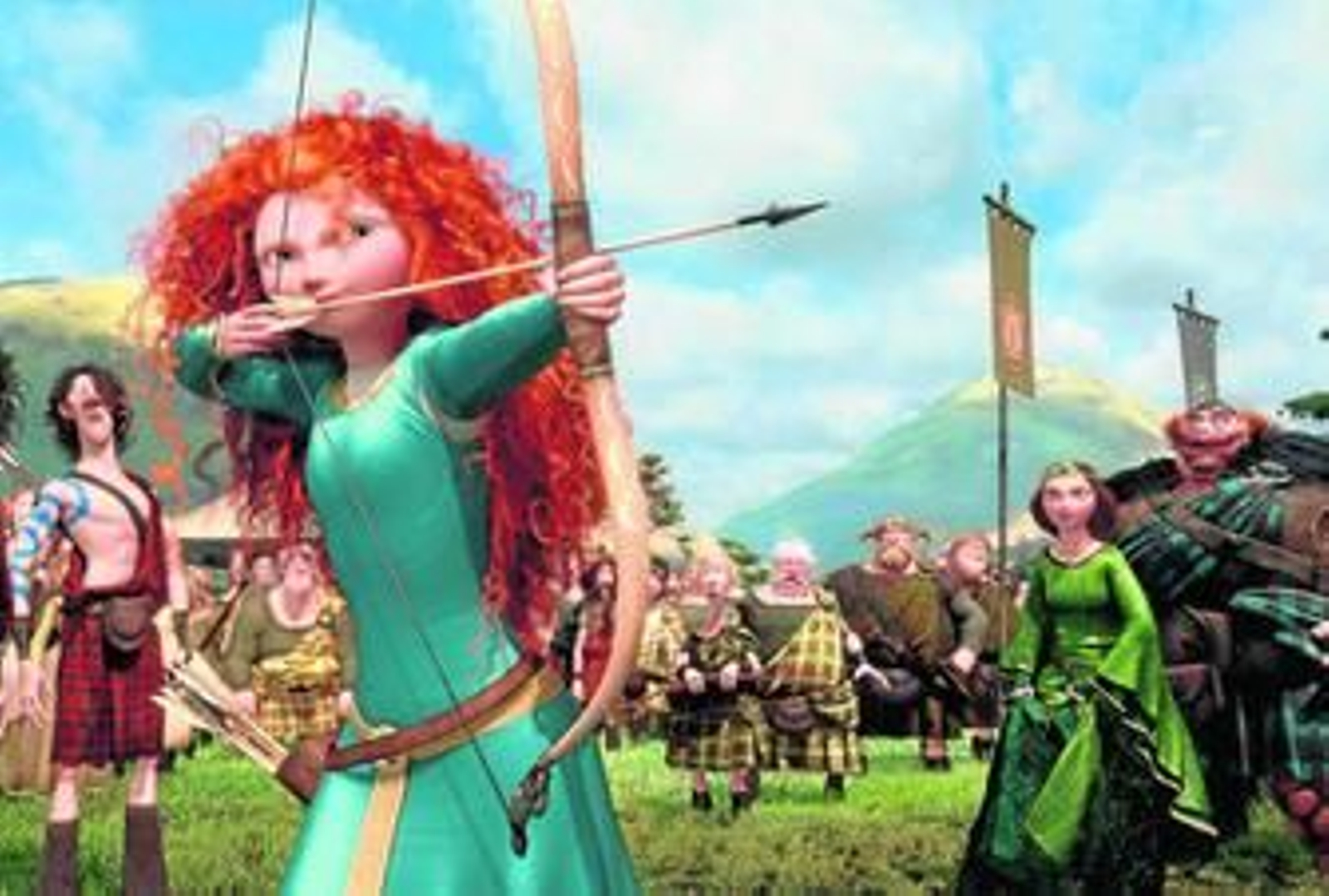 Una de las imágenes promocionales de la aventuras de la princesa Mérida.