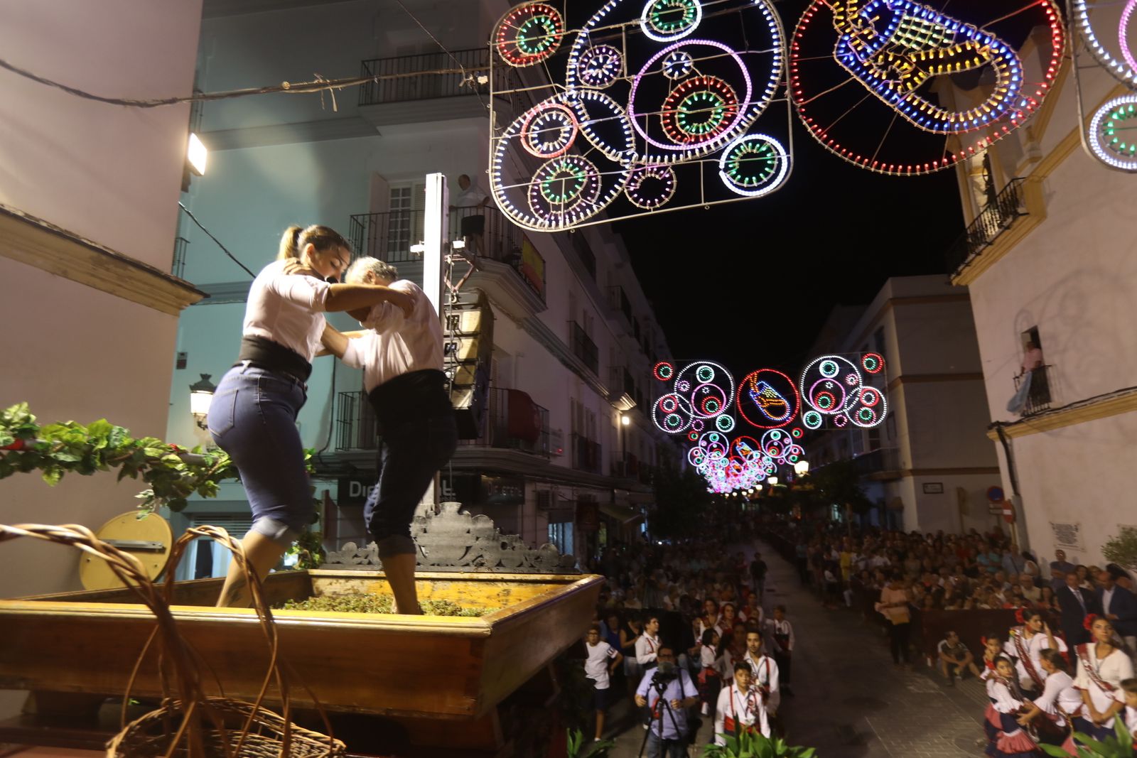 Celebración de la pisa de la uva y la bendición del mosto en Chiclana