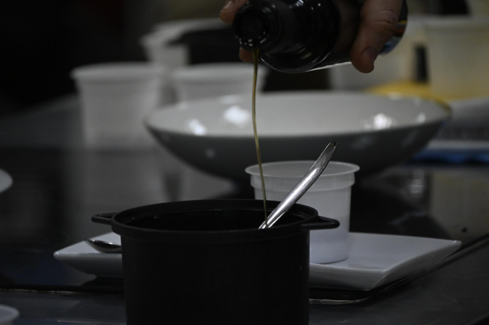 Jornada de cocineros en la Escuela de hostelería Virgen de Belén, en imágenes