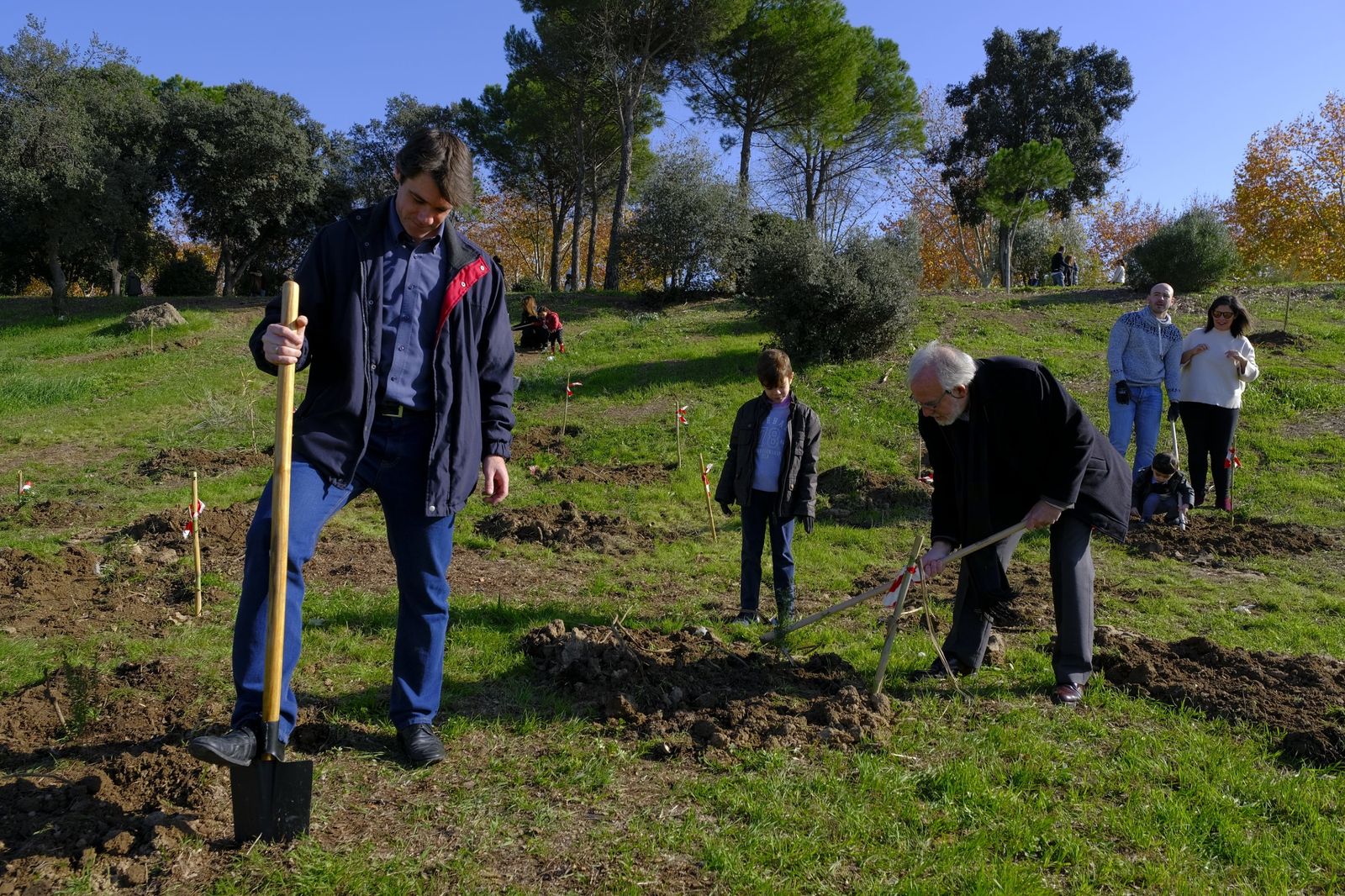 El delegado de Parques y Jardines, David Guevara.