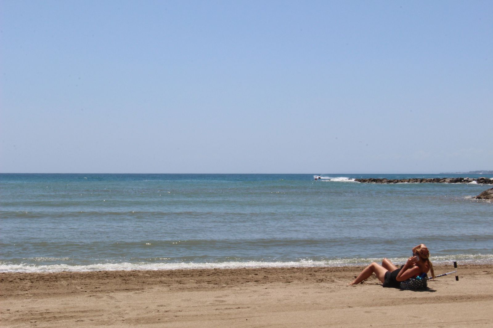 La playa de El Faro en Marbella en el camino hacia la fase 2 de la desescalada