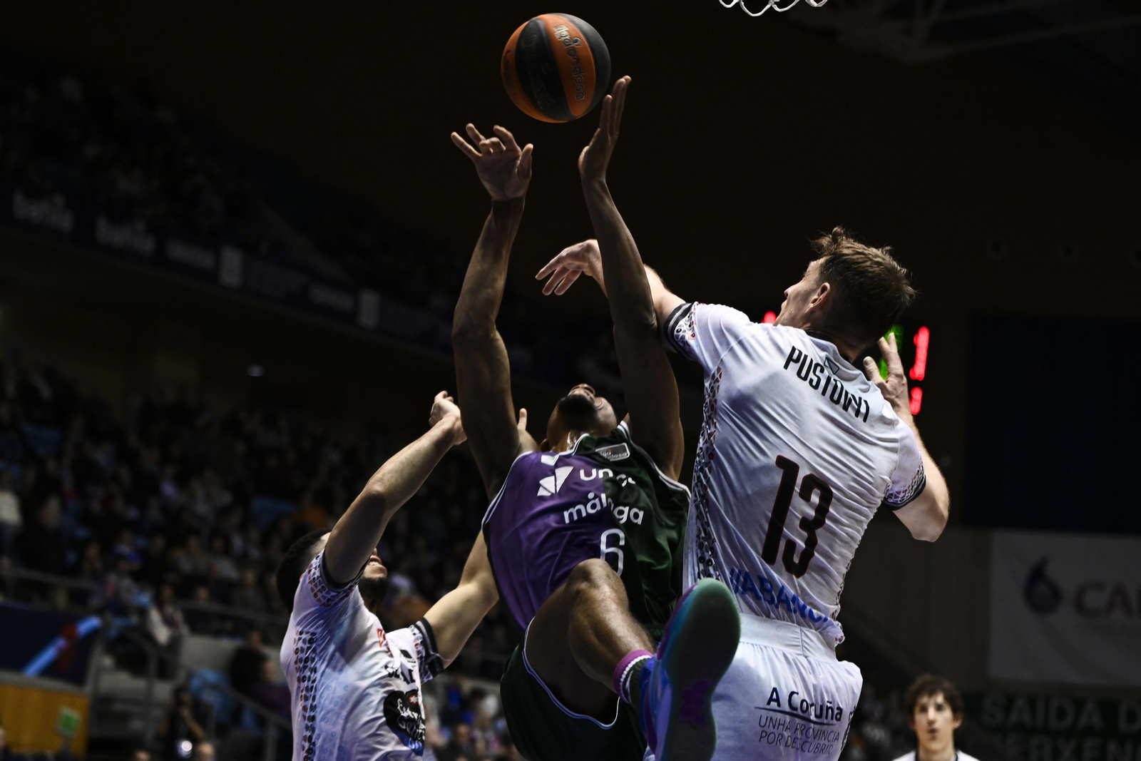 El Obradoiro-Unicaja, en fotos