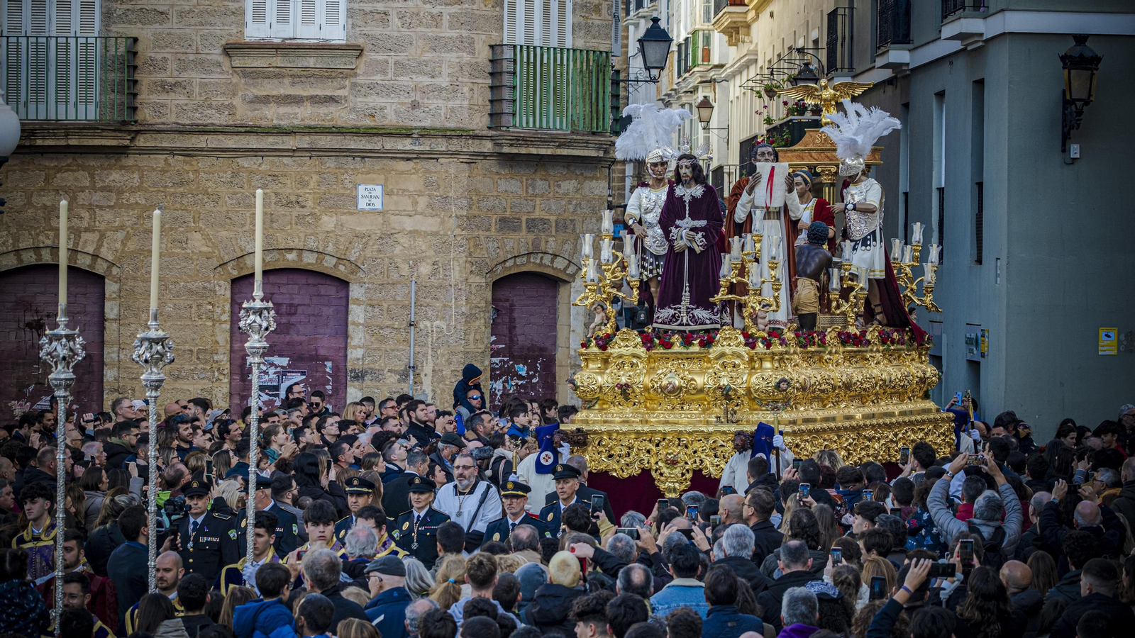 Cofradía de Sentencia. Miércoles Santo. Semana Santa de Cádiz 2024