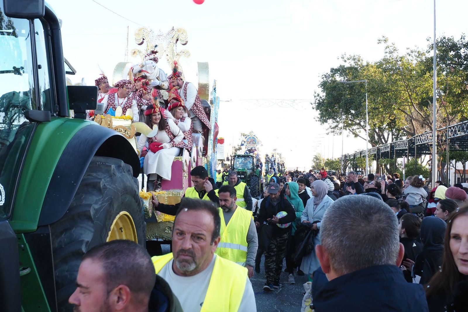 Cabalgata de los Reyes Magos en Palos de la Frontera.