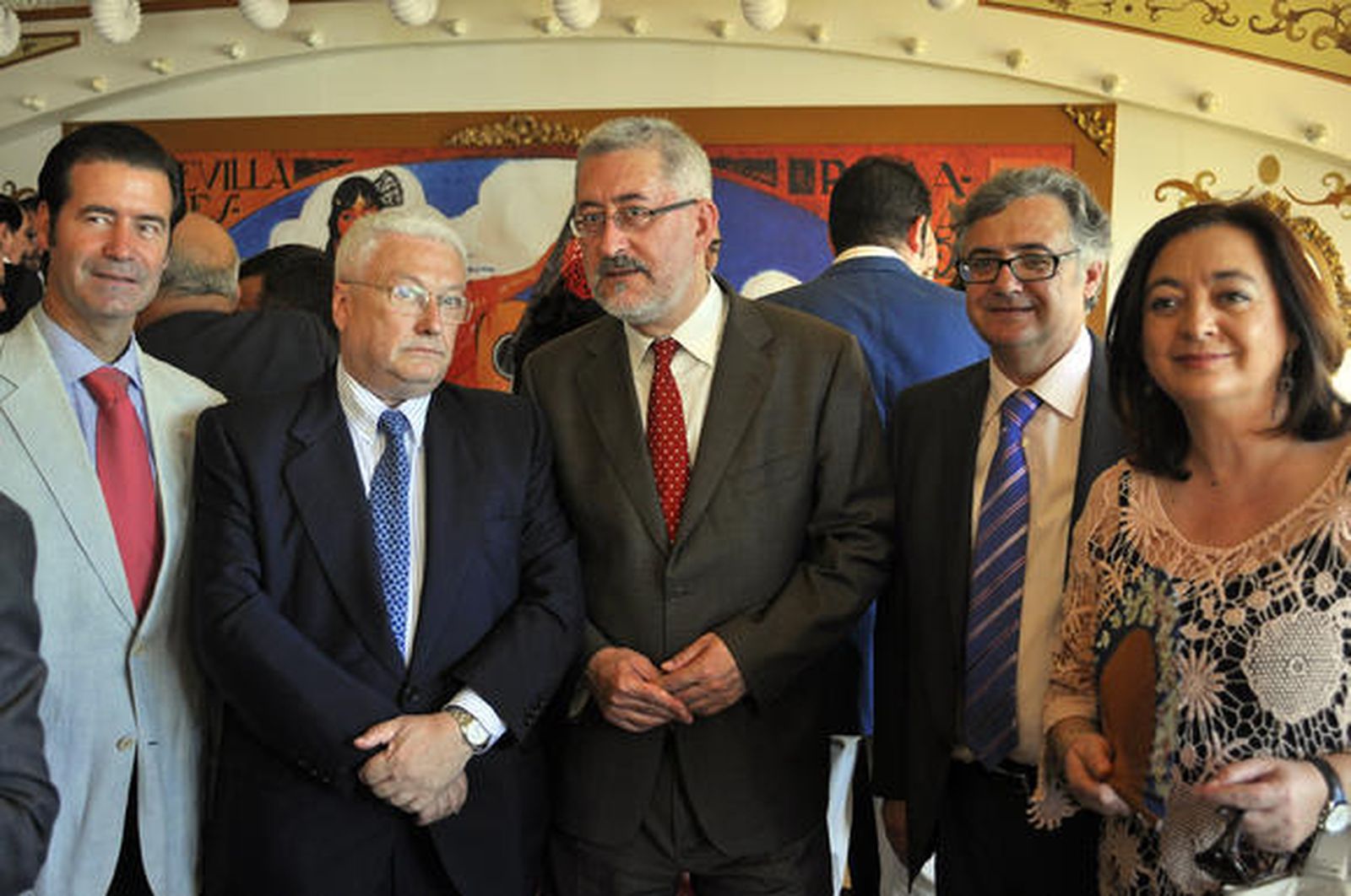 Políticos, empresarios y periodistas en compañía