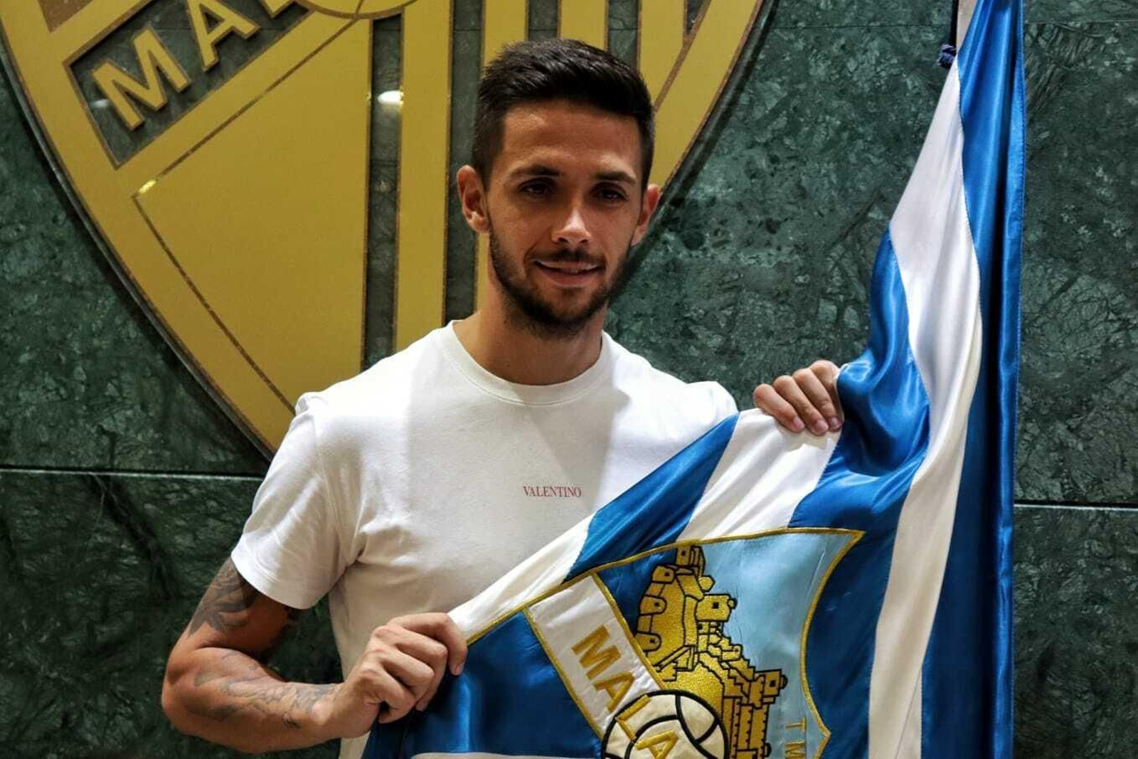 La presentación de Nelson Monte con el Málaga CF, en fotos